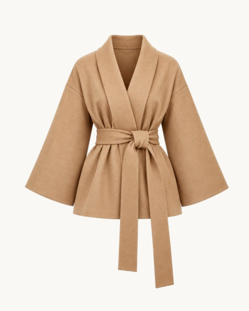 Kabát "Kimono" camel