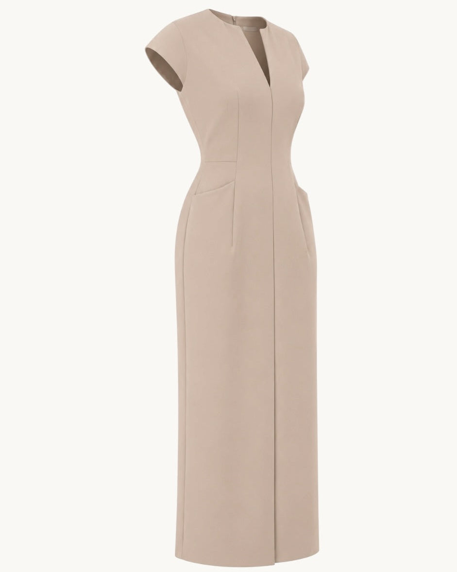 Šaty "Selia" pale beige