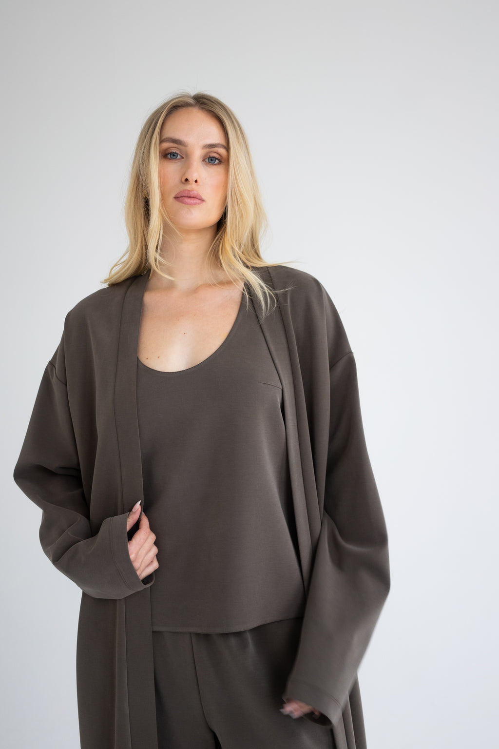 Kardigan "Modal" khaki