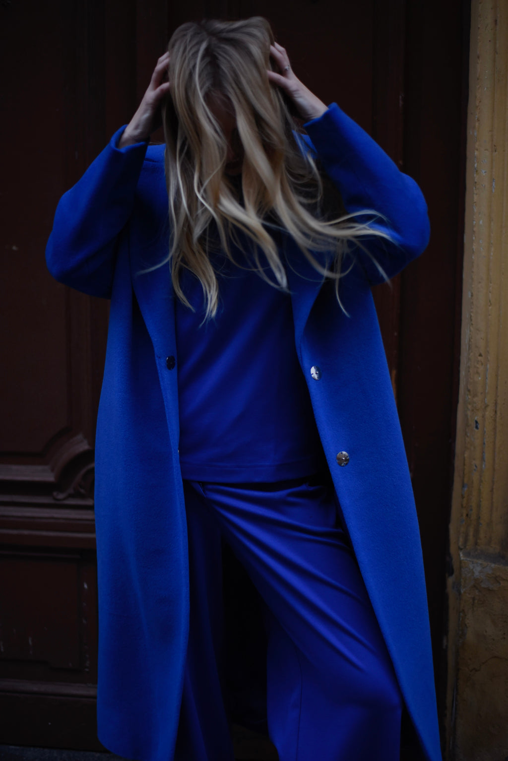 Kabát "Oversized" royal blue