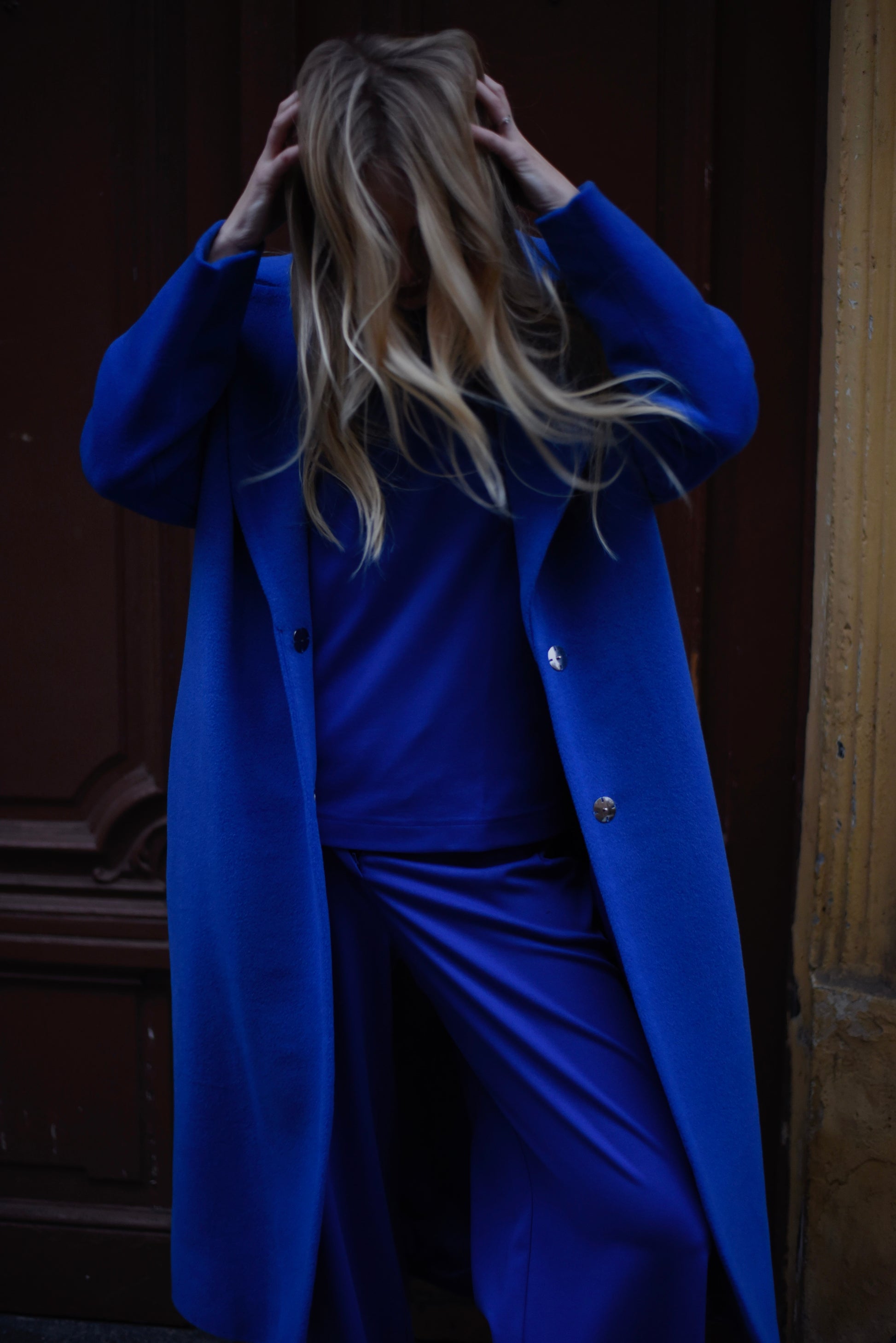 Kabát "Oversized" royal blue