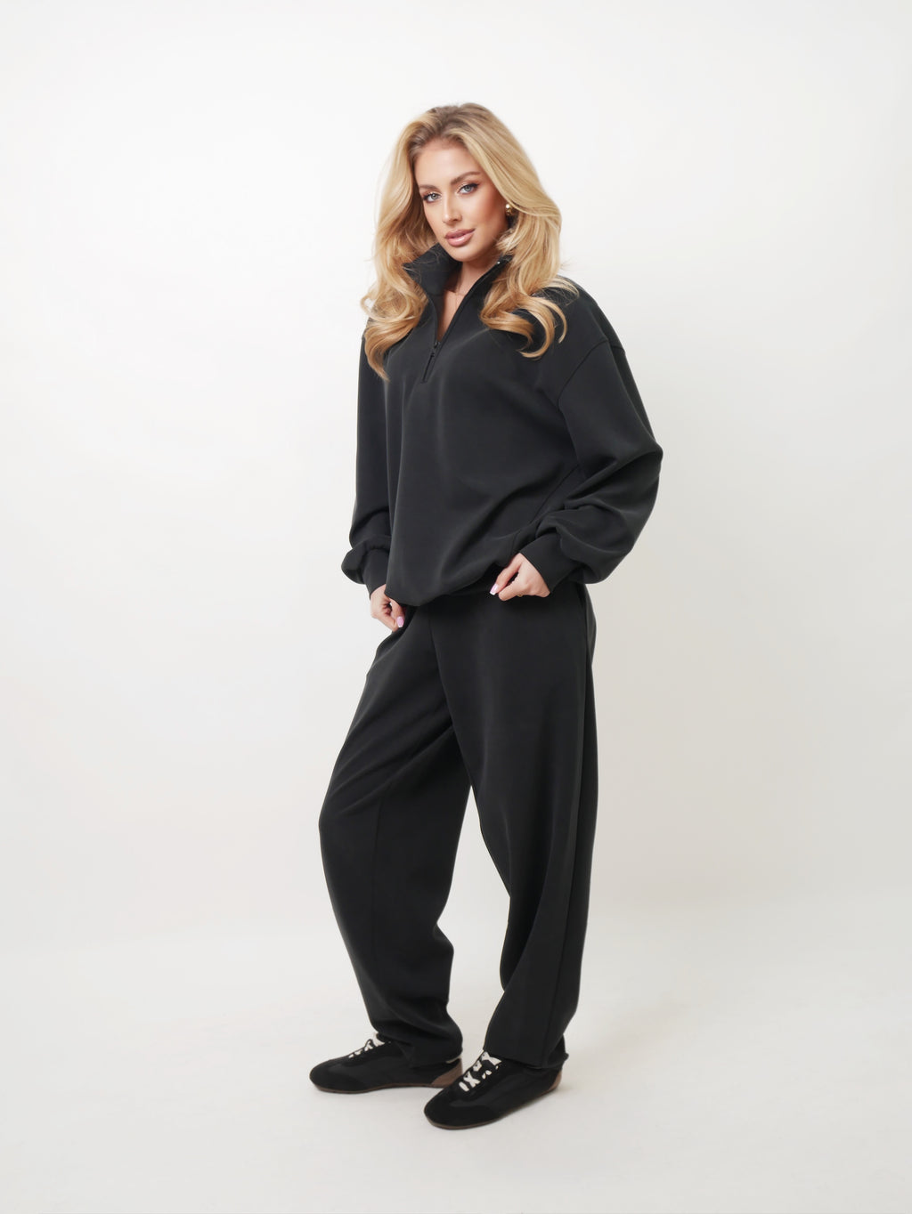 Mikina "Modal zip"