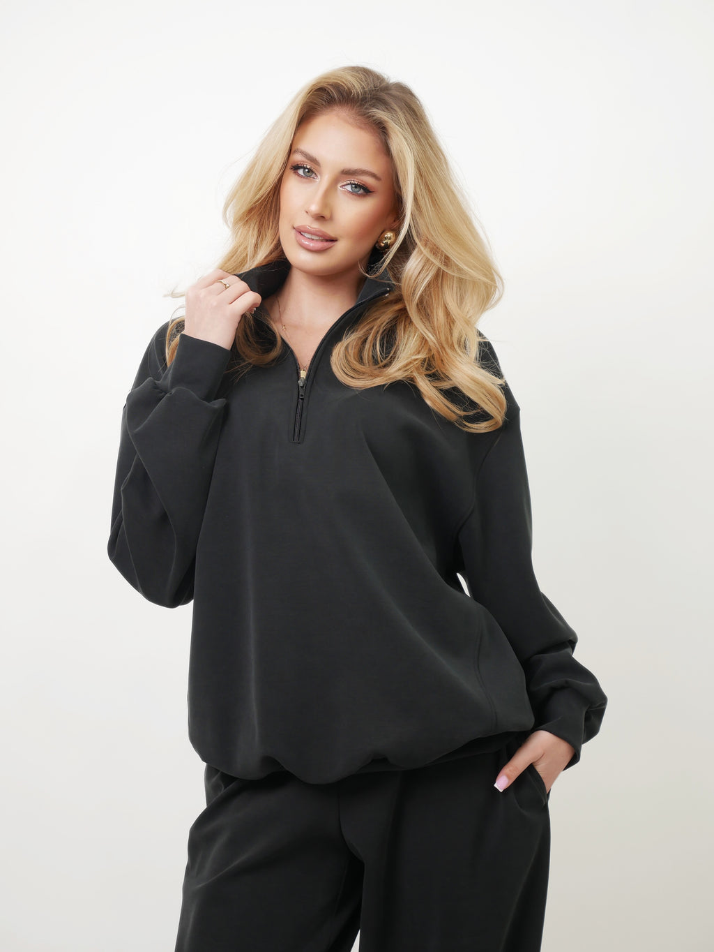 Mikina "Modal zip"