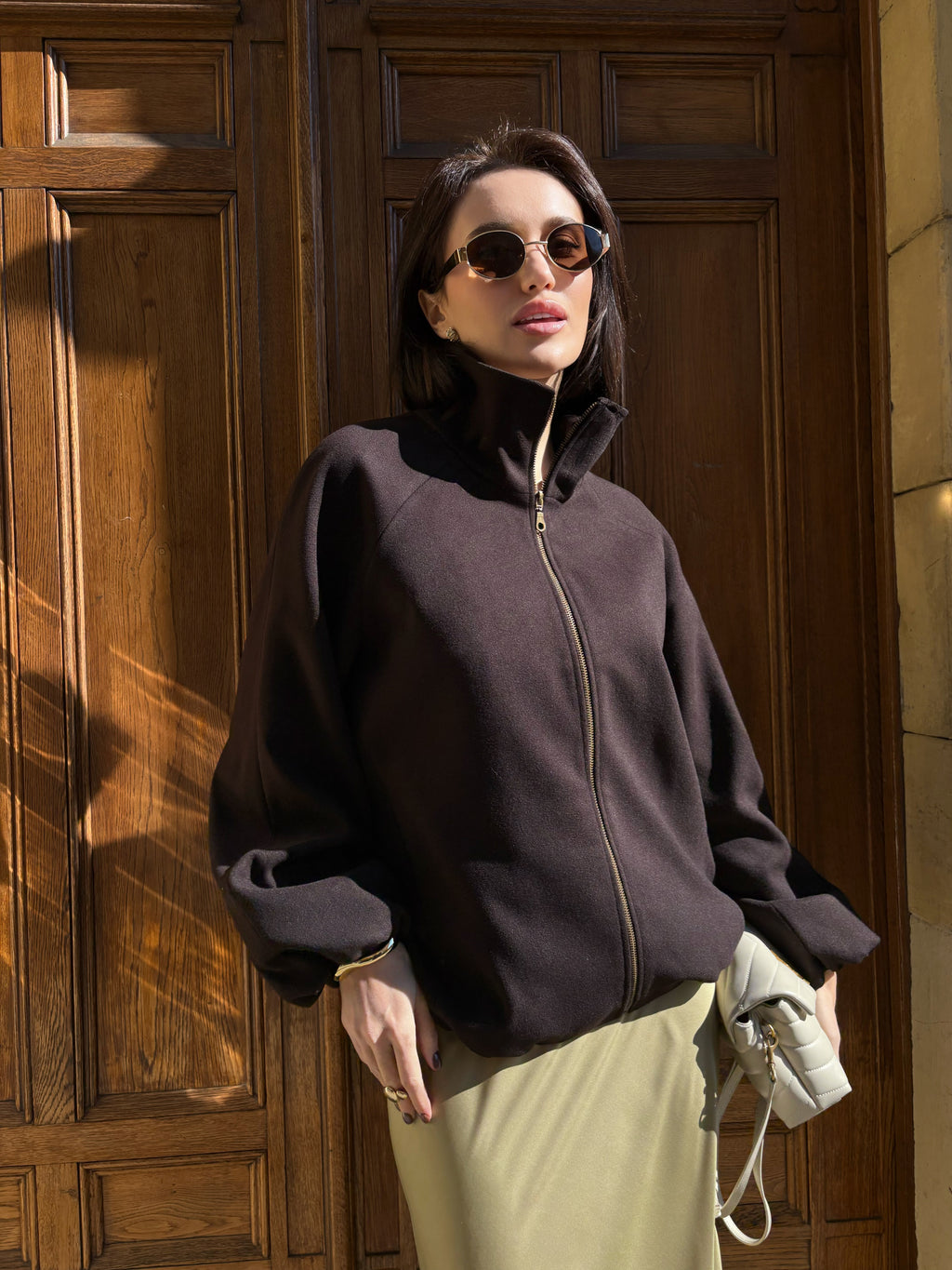 Bunda "Oversized" dark chocolate