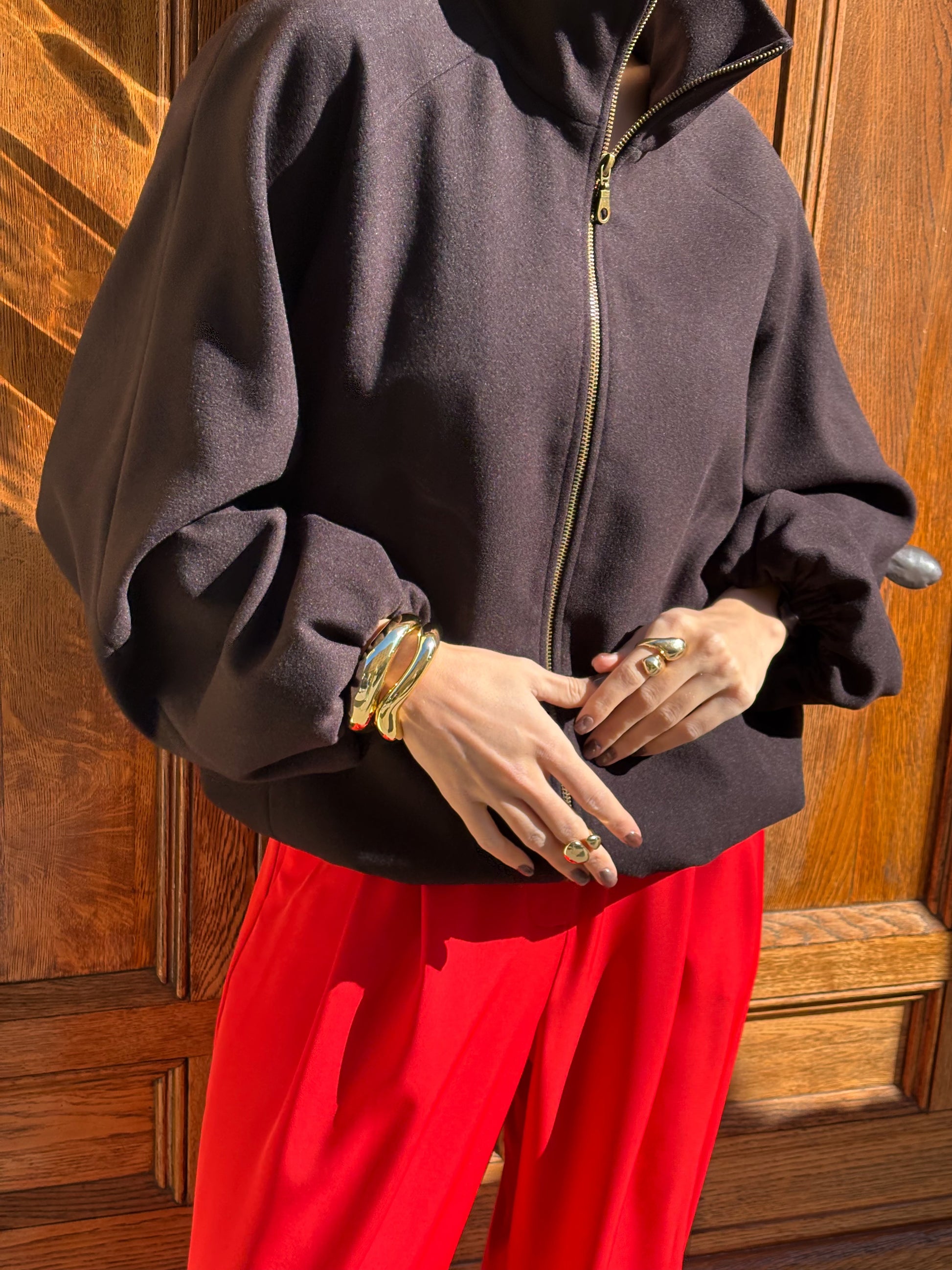 Kalhoty "Pallazzo" red