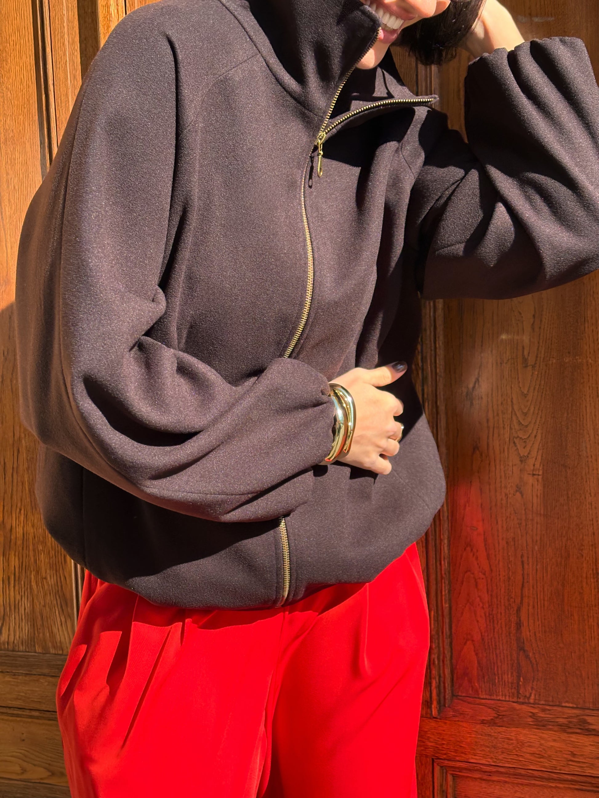 Kalhoty "Pallazzo" red