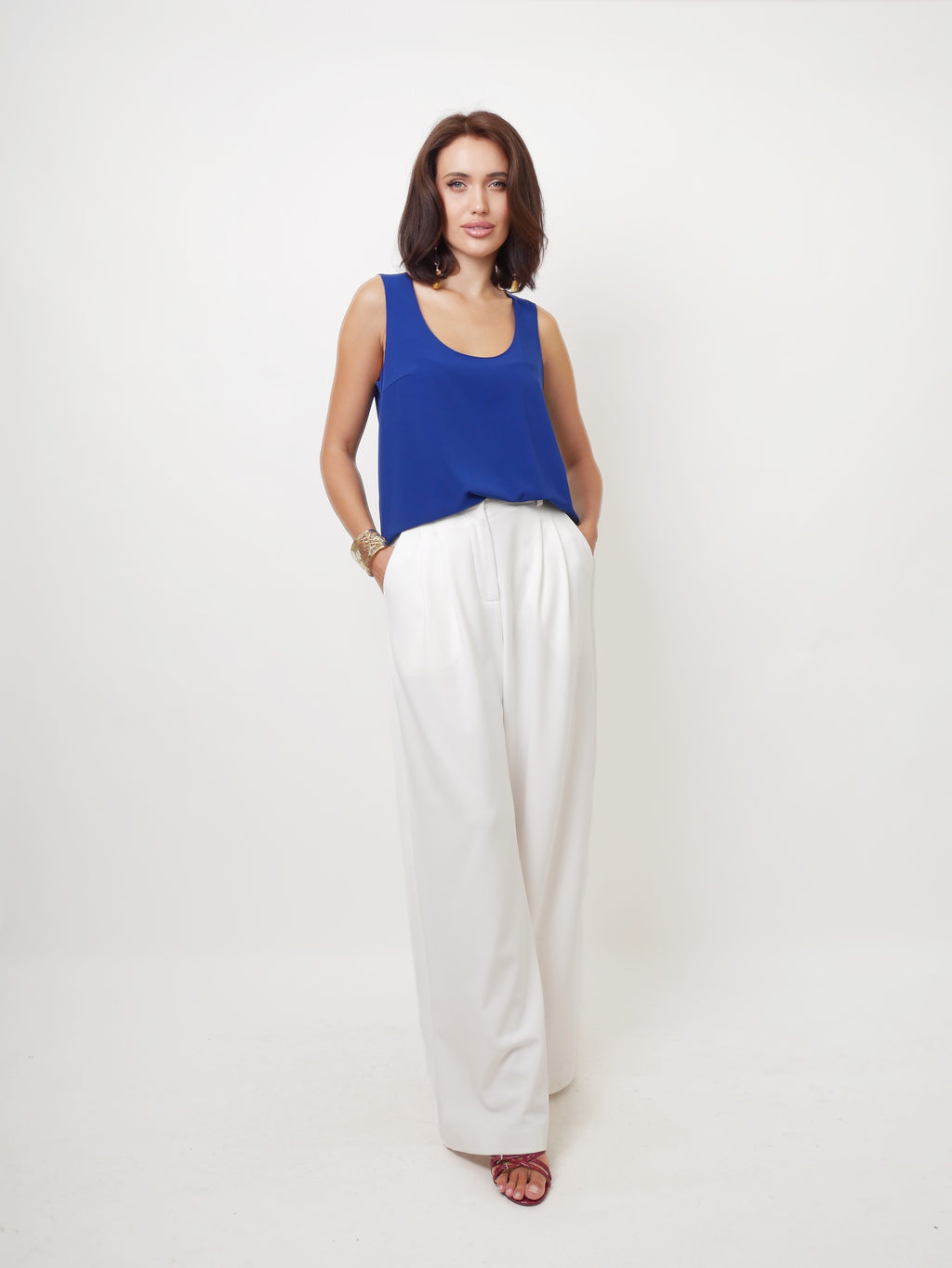 Tílko "U" royal blue
