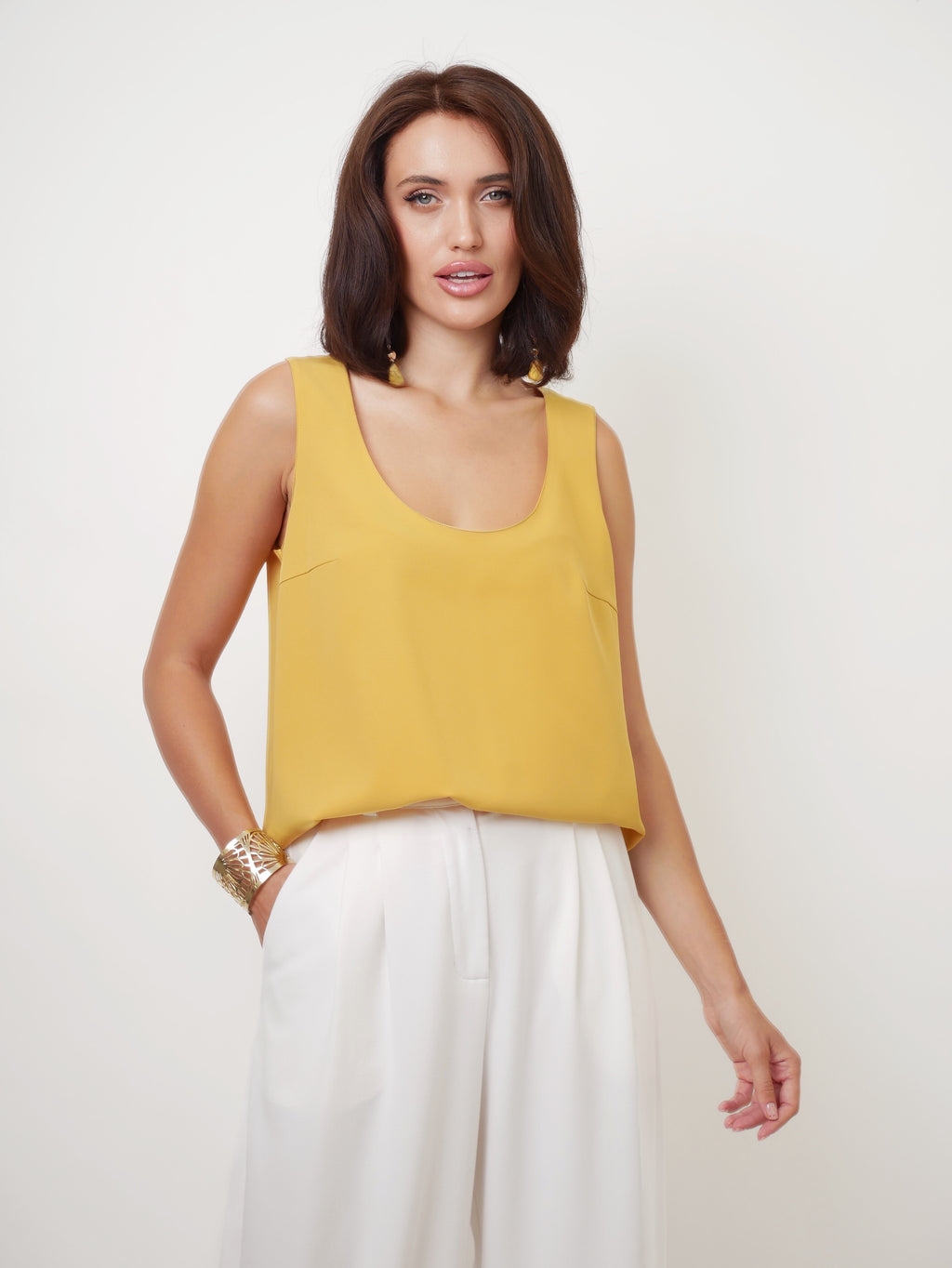 Tílko "U" yellow