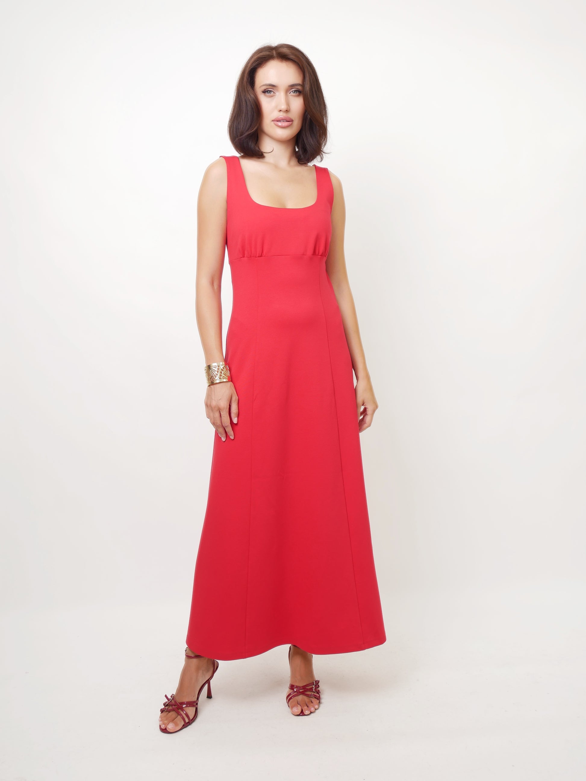 Šaty "Bow" red