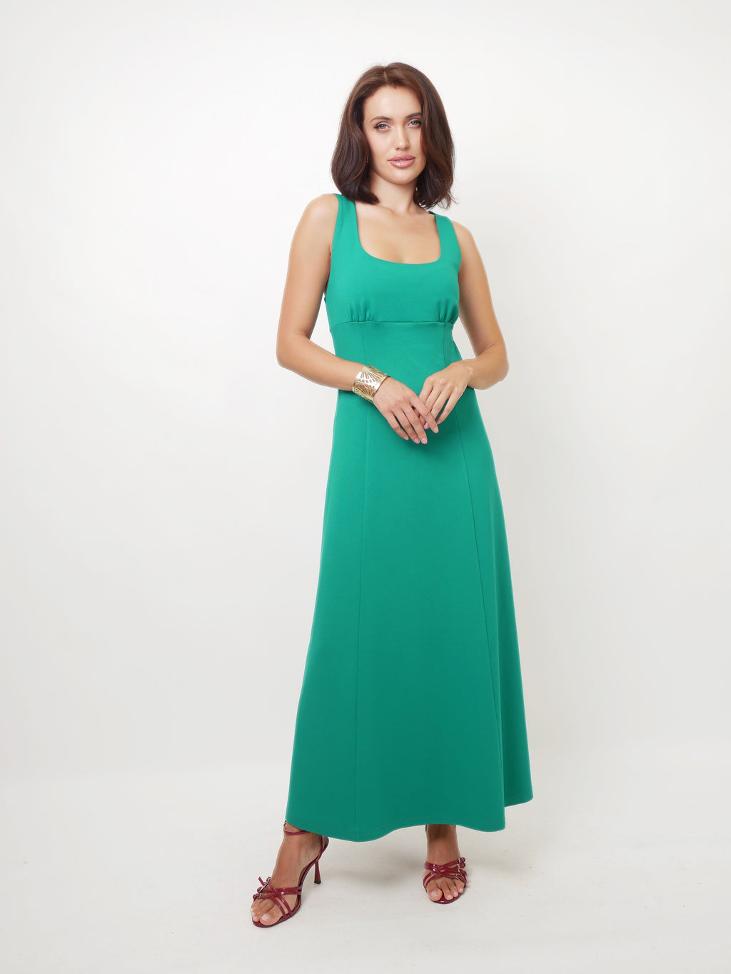 Šaty "Bow" green