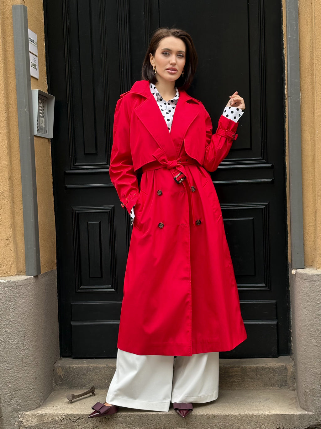 Trenčkot "Red"