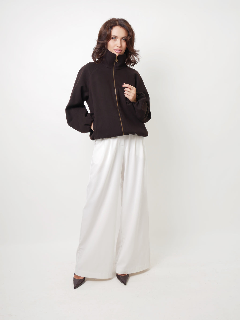 Bunda "Oversized" dark chocolate
