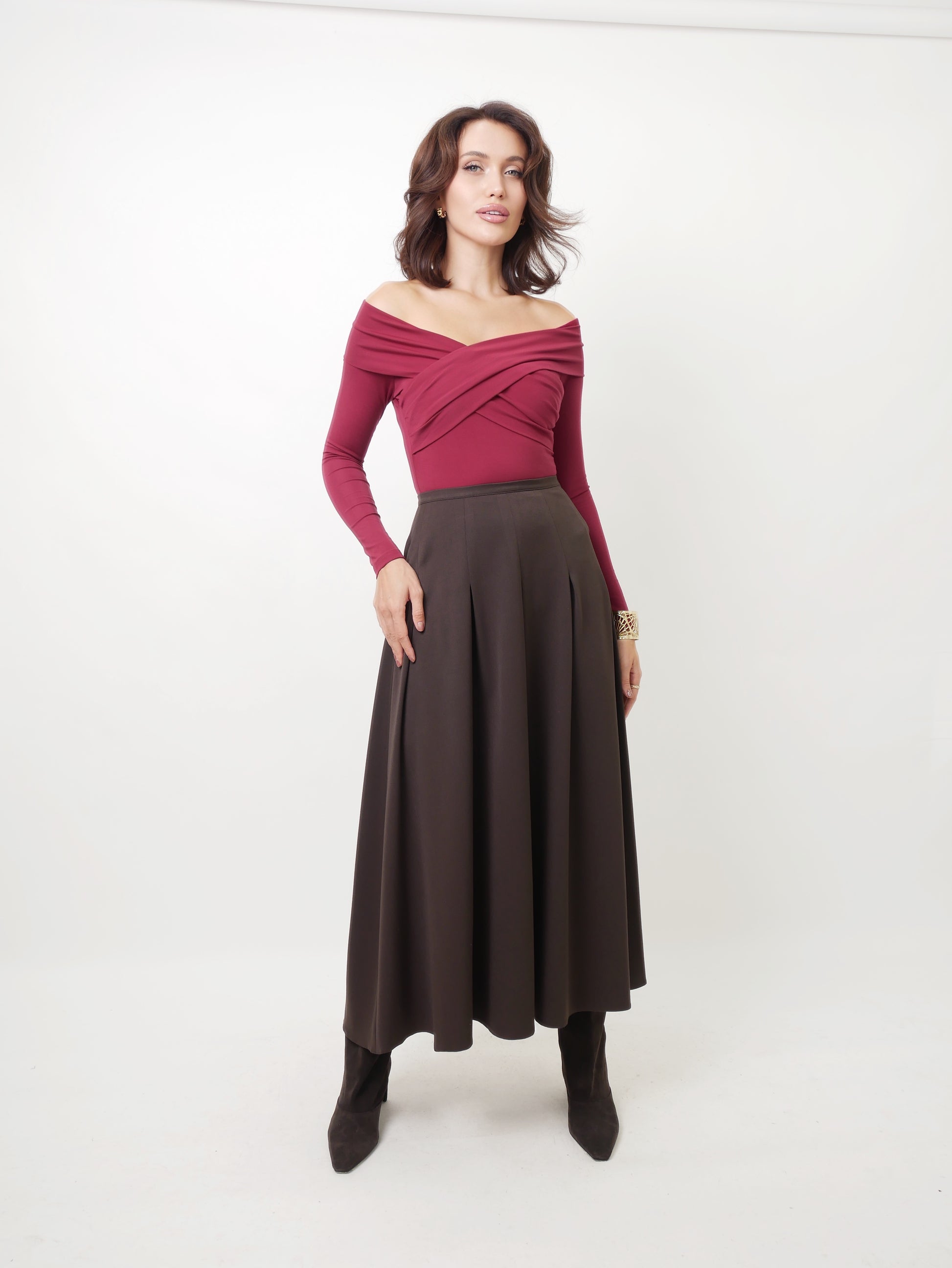 Long sleeve bordo