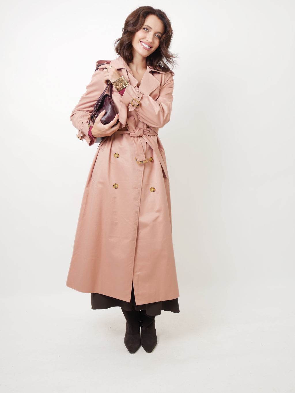 Trenčkot "Dusty pink"