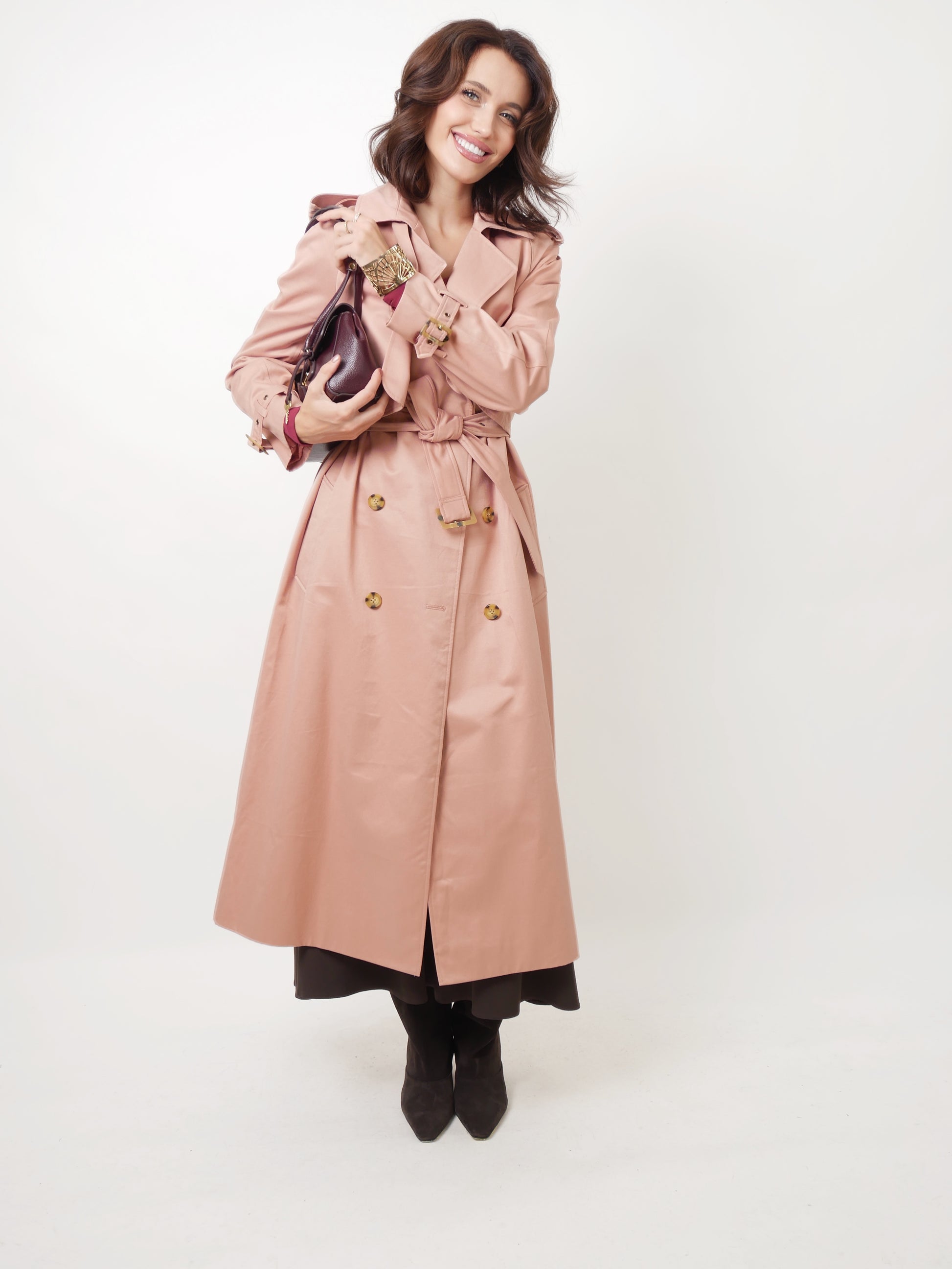 Trenčkot "Dusty pink"