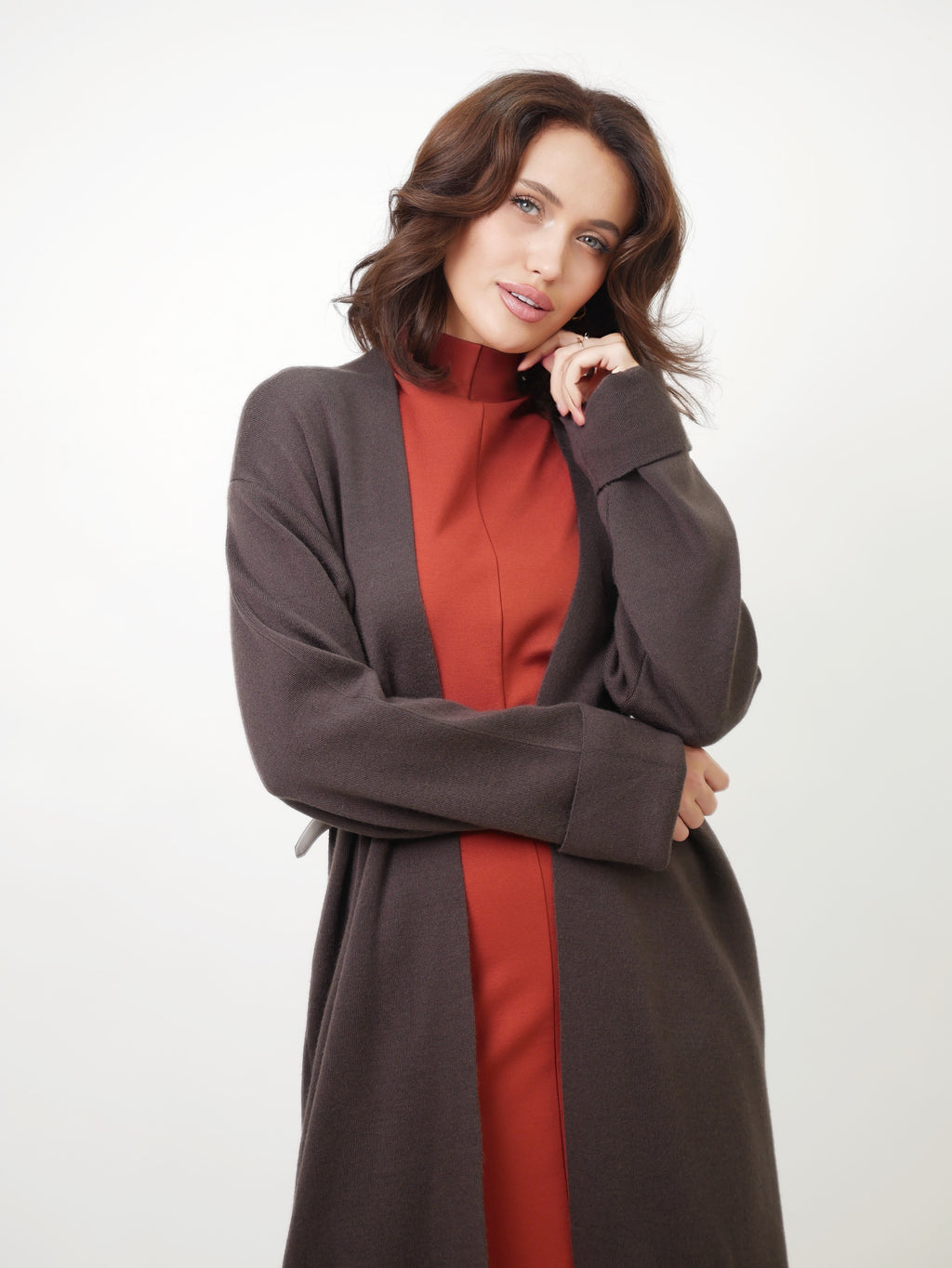 Šaty "Karina" brique