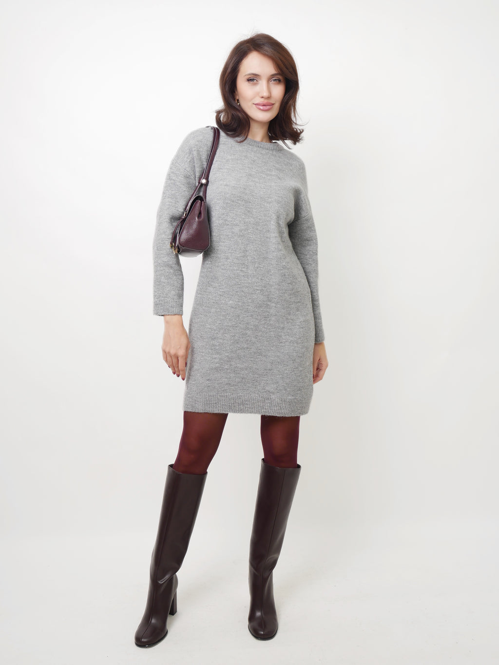 Šaty "Svetr" grey