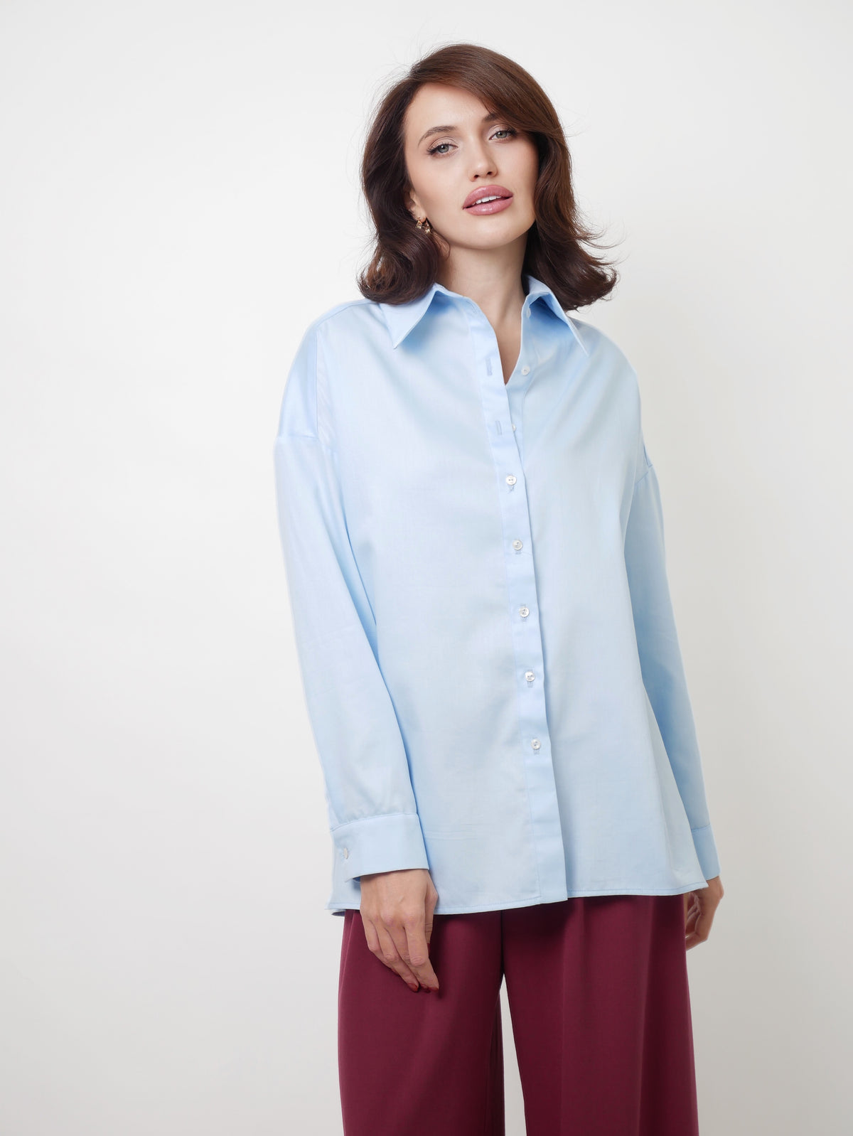 Košile oversized "Sky blue"