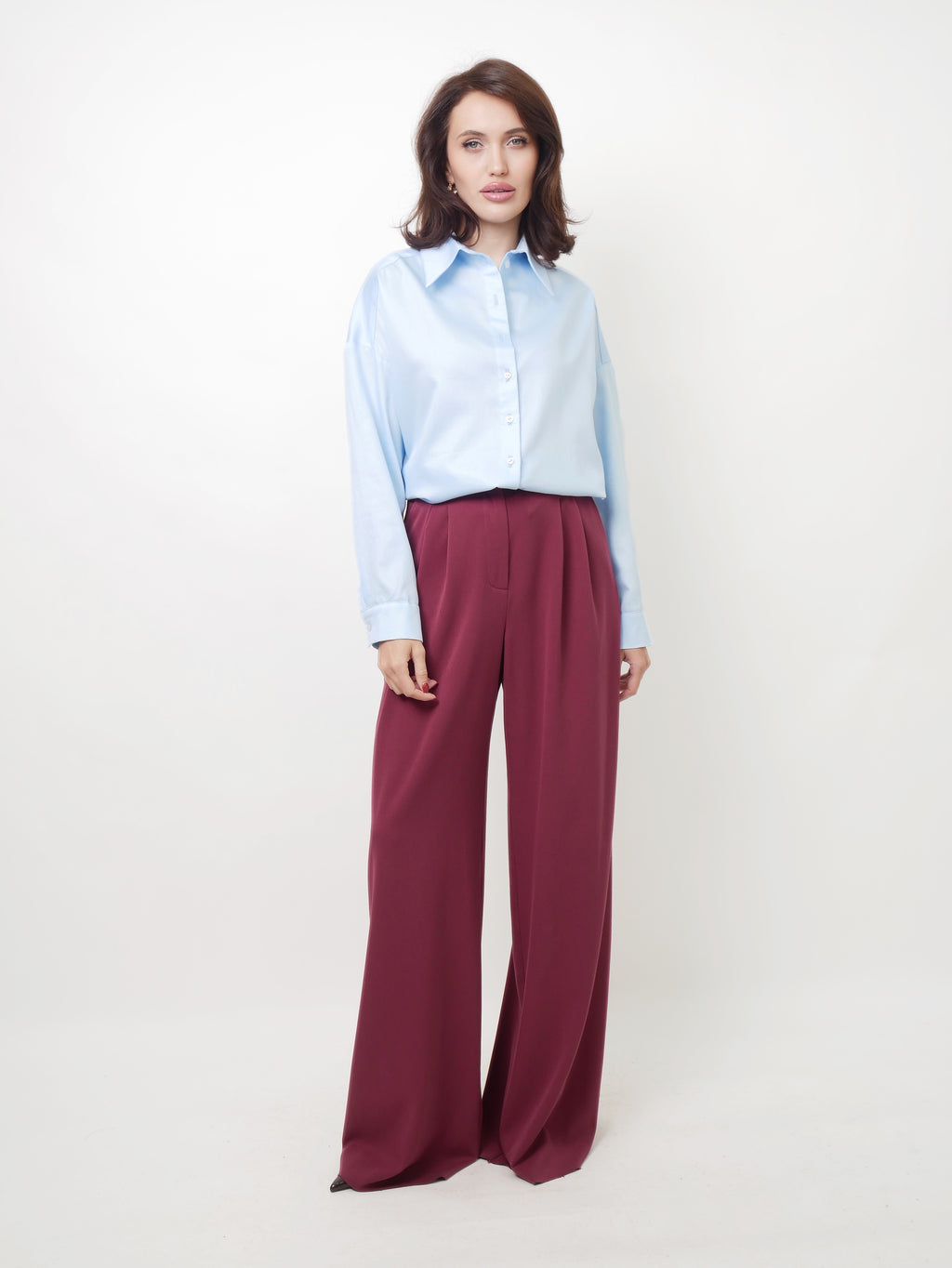 Košile oversized "Sky blue"