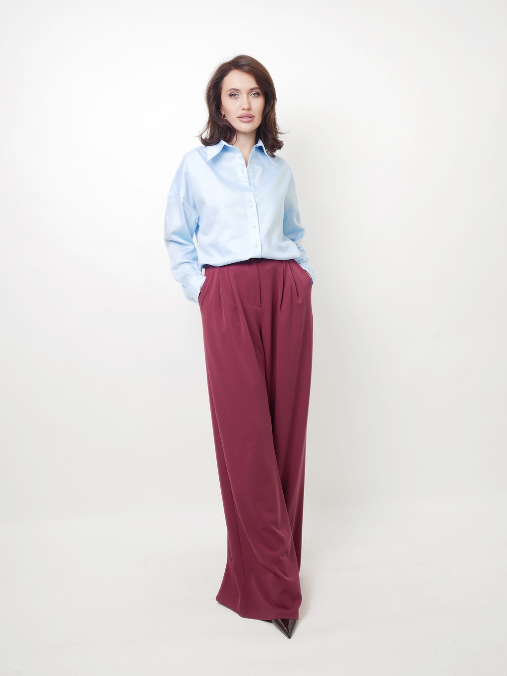 Košile oversized "Sky blue"