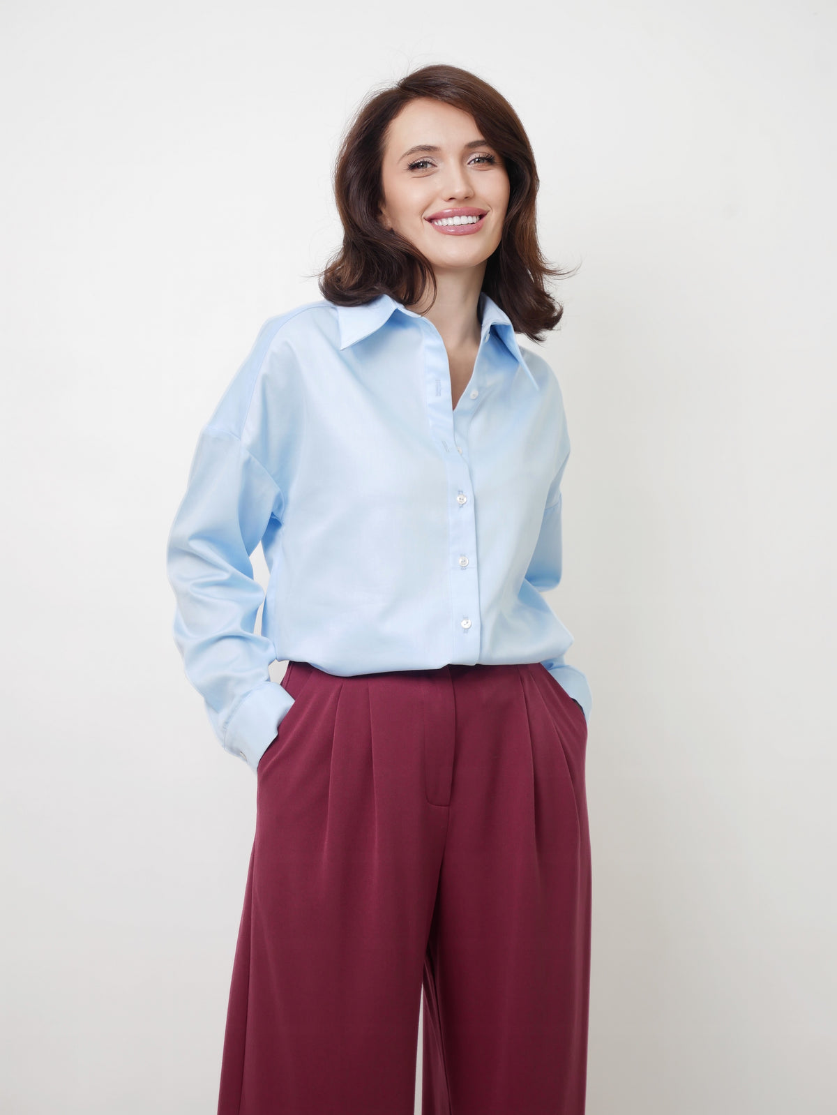 Košile oversized "Sky blue"