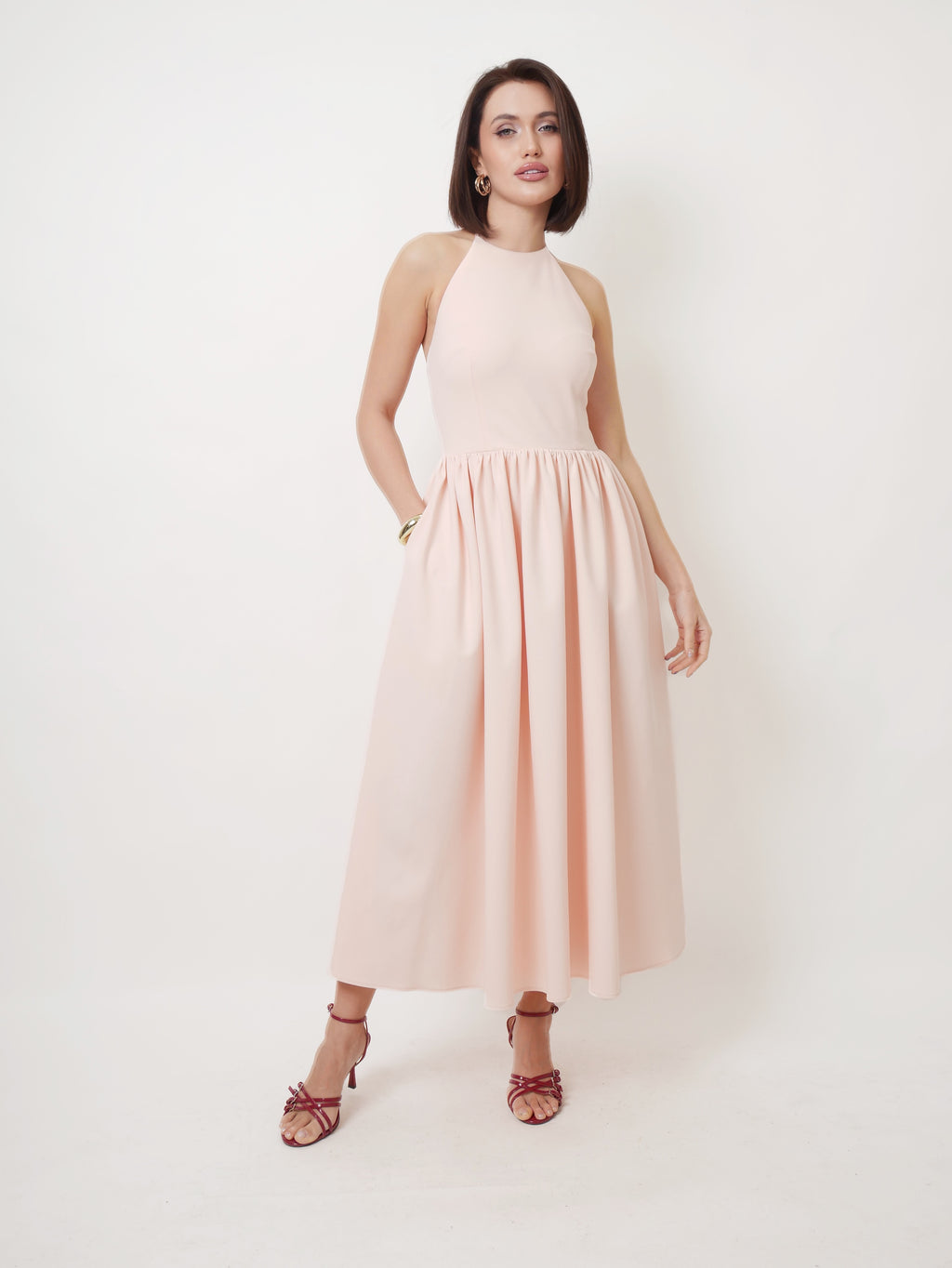 Šaty "Cindy" pastel peach
