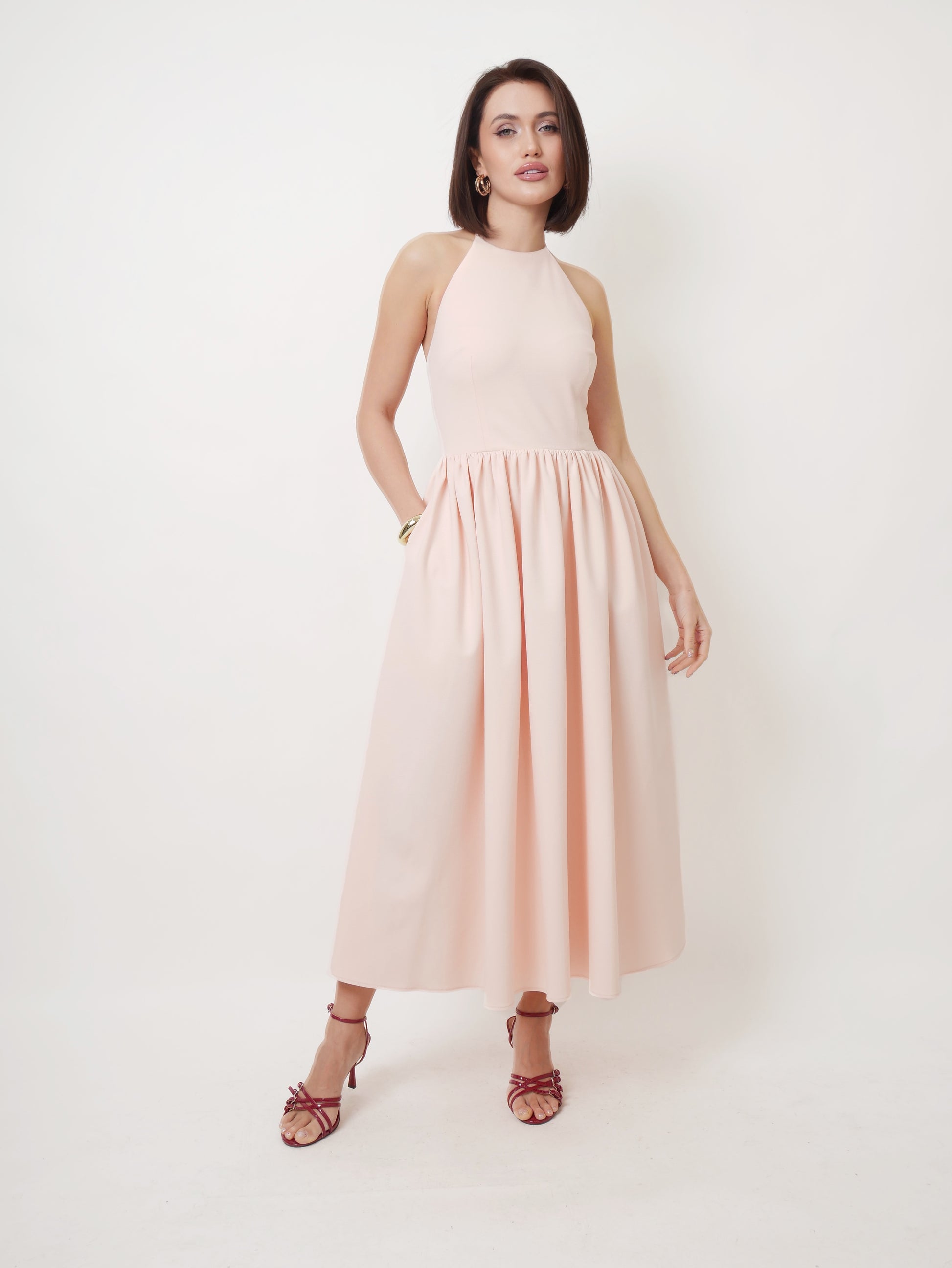 Šaty "Cindy" pastel peach