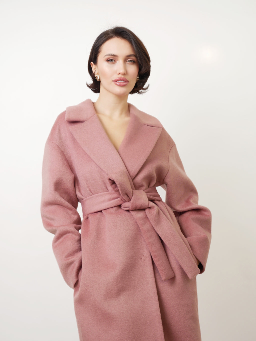 Kabát "Oversized" mahagony