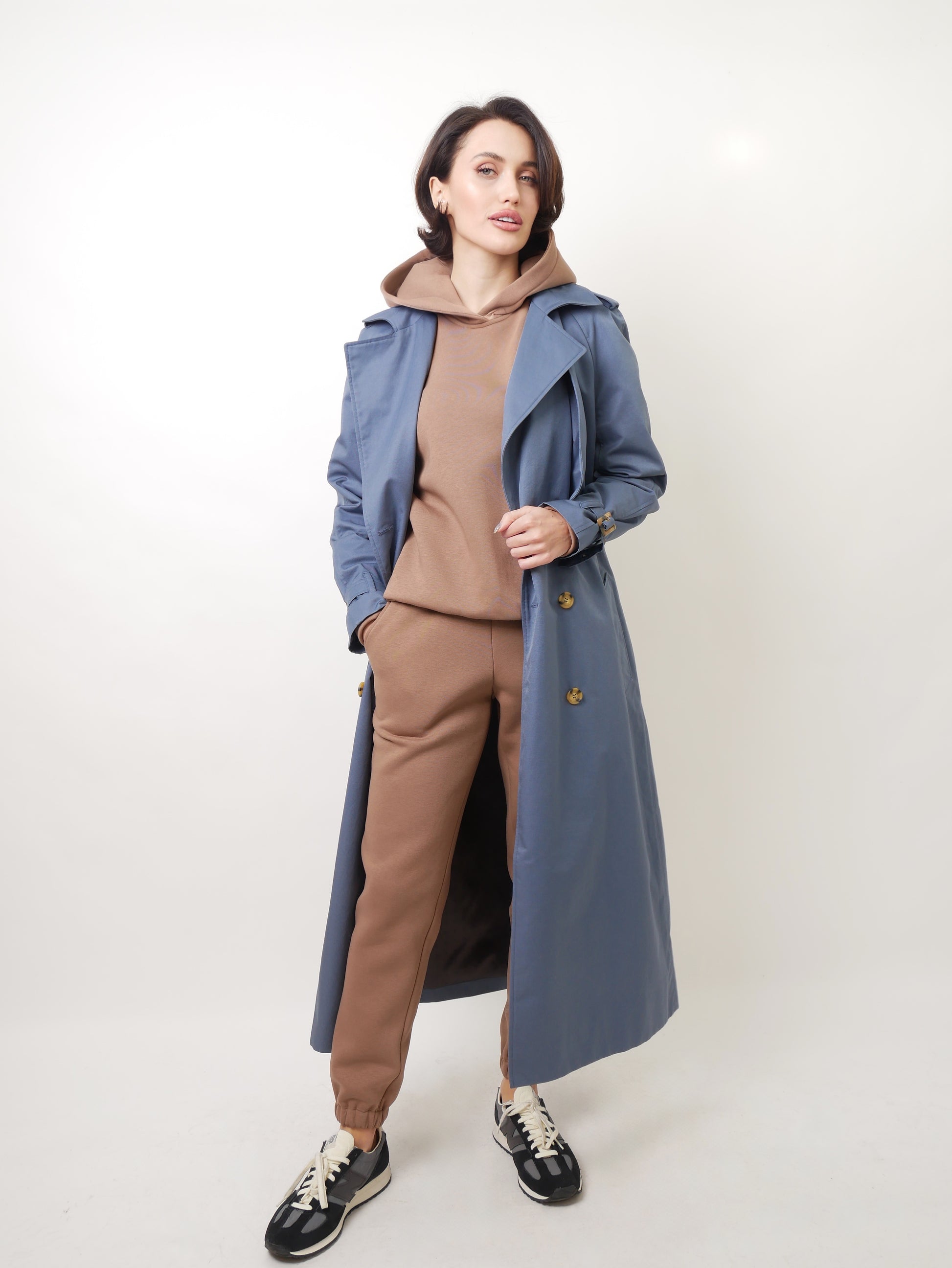 Teplákové kalhoty soft caramel