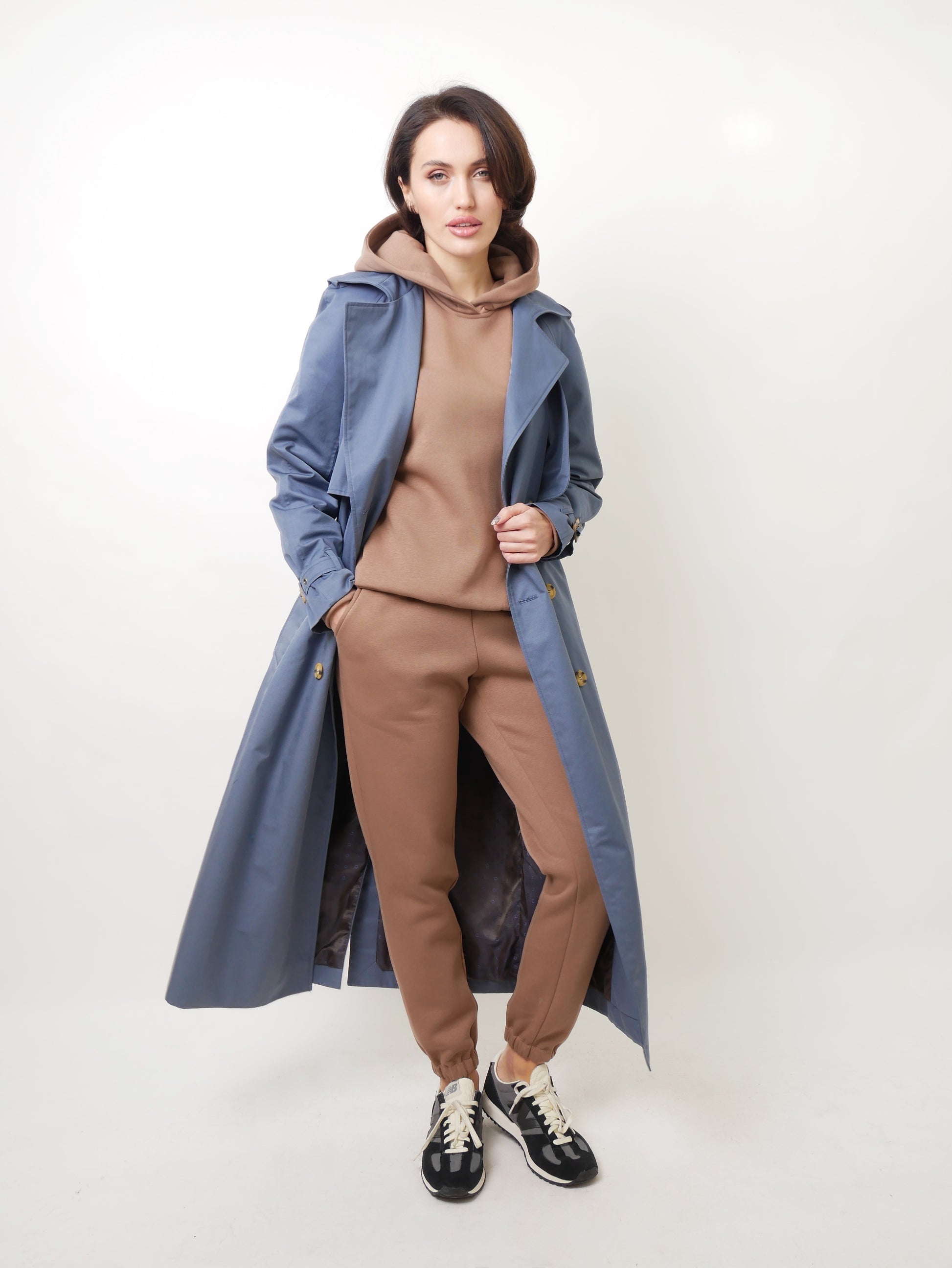 Teplákové kalhoty soft caramel