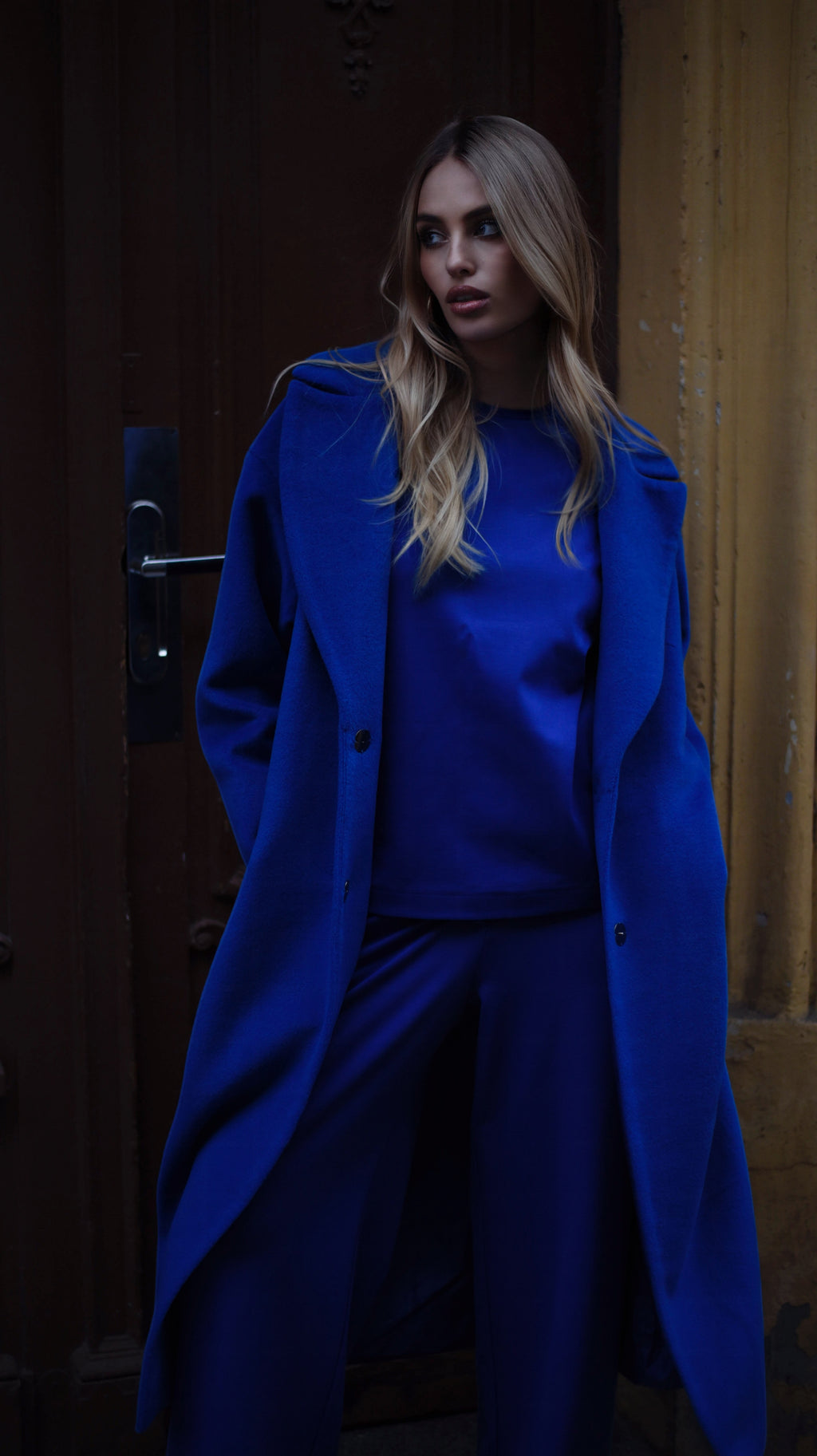 Kabát "Oversized" royal blue