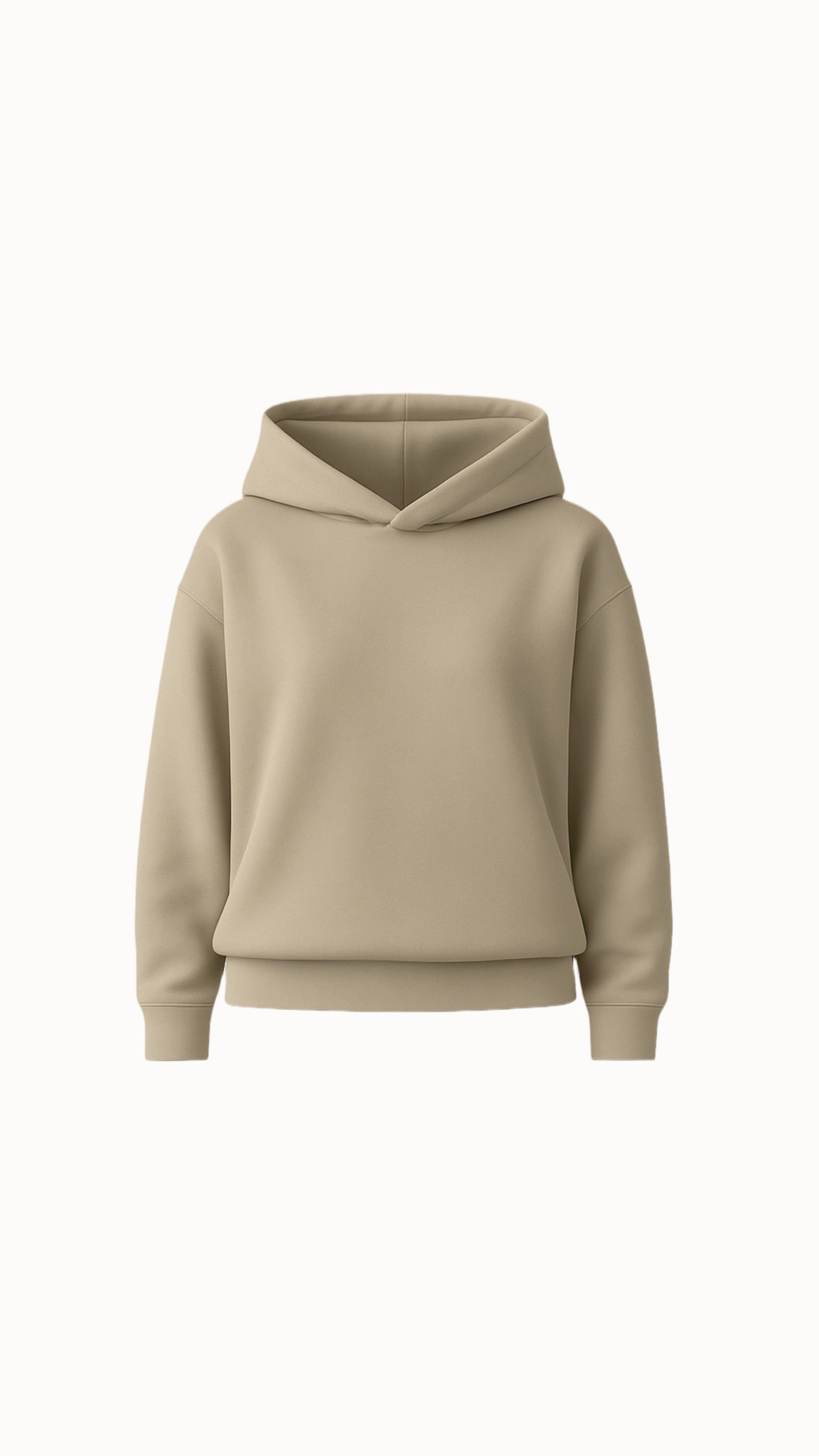 Mikina s kapucí sand
