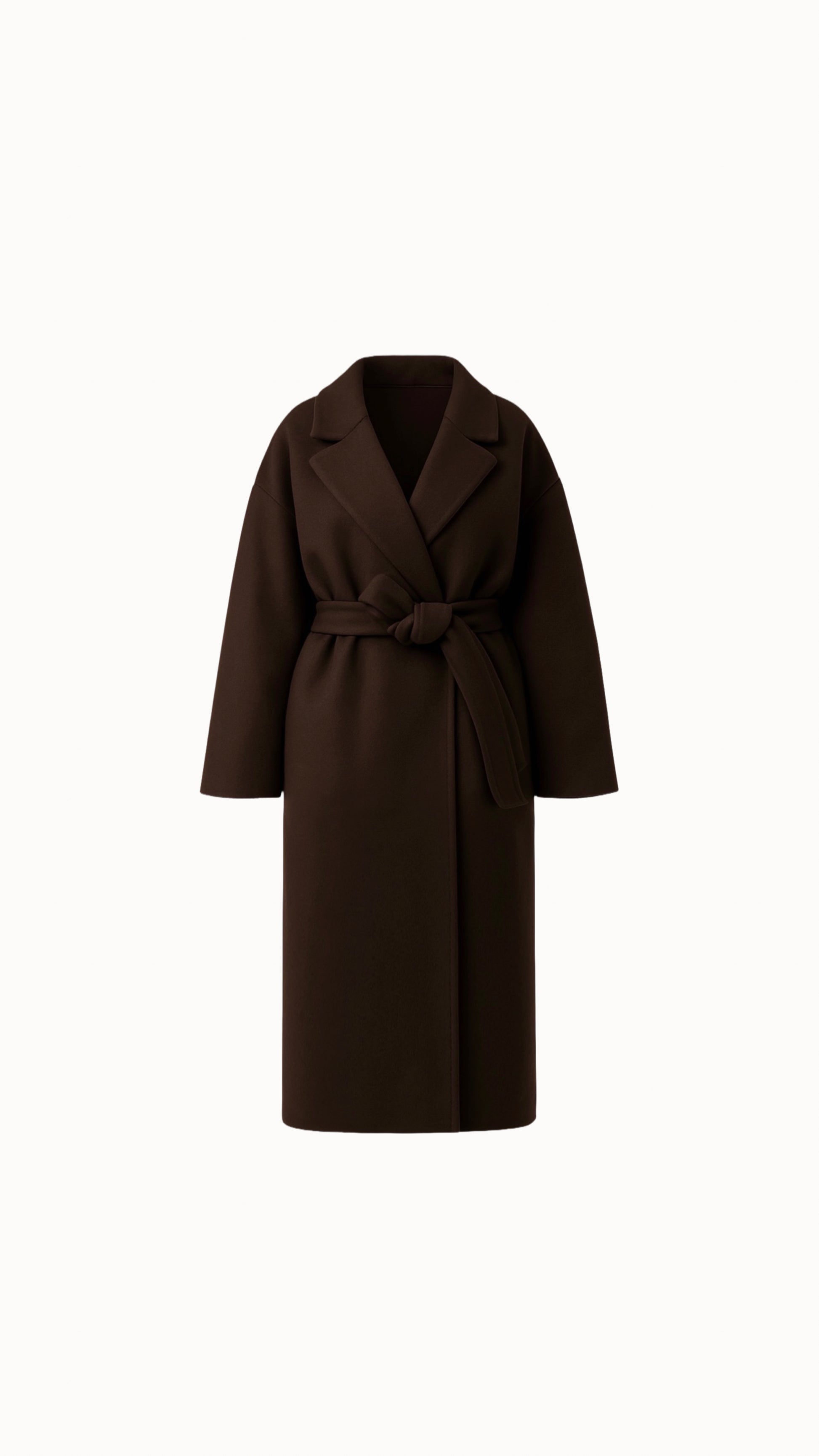 Kabát "Oversized" dark chocolate