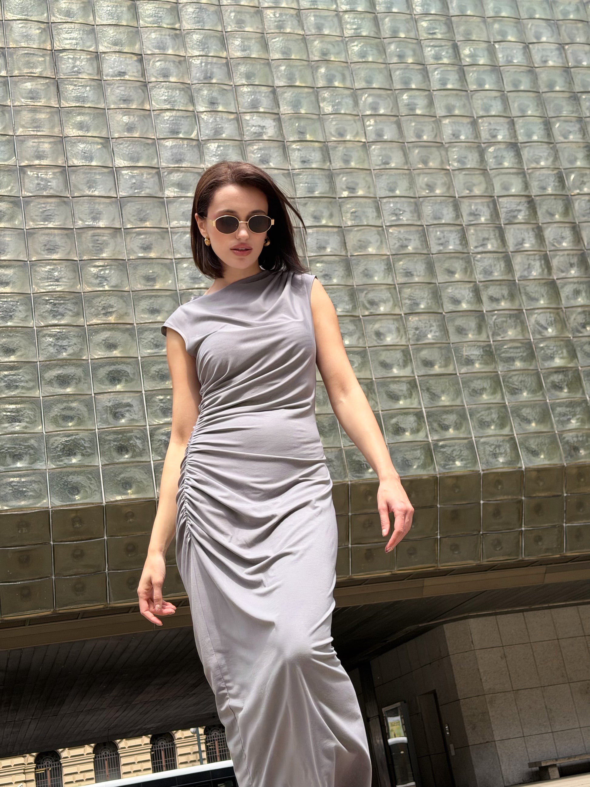 Šaty "Leona" grey