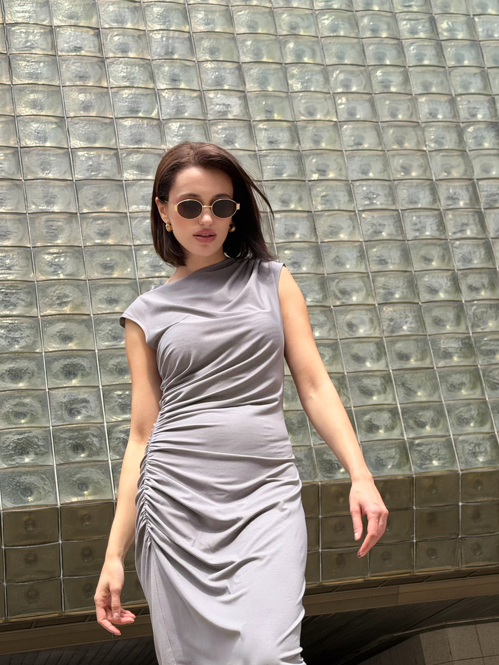 Šaty "Leona" grey