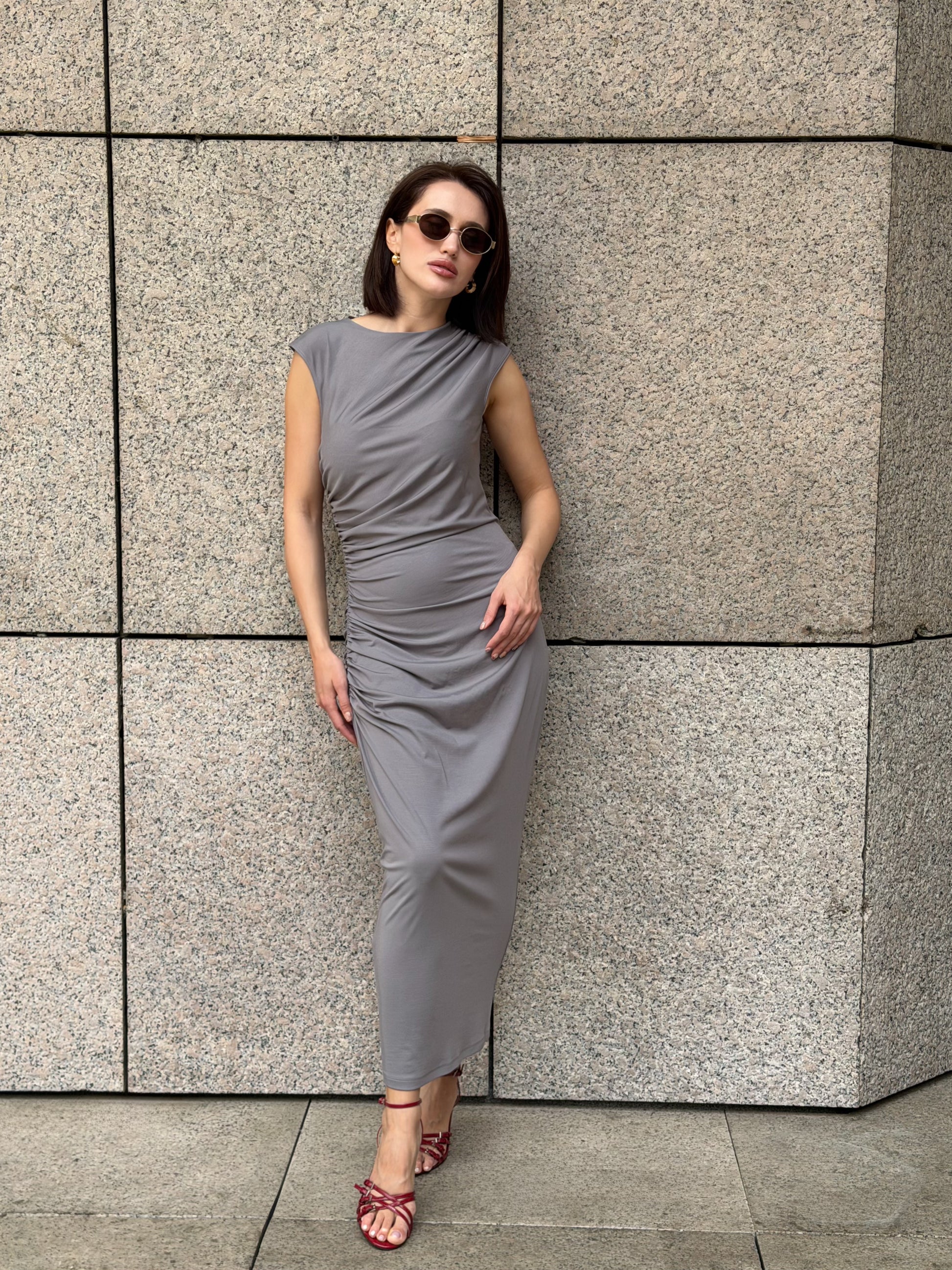 Šaty "Leona" grey