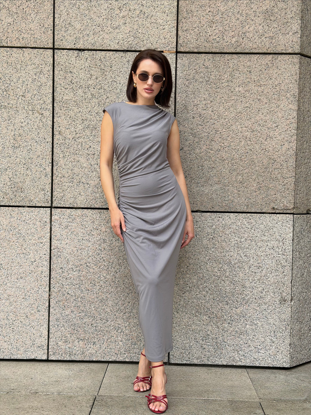Šaty "Leona" grey