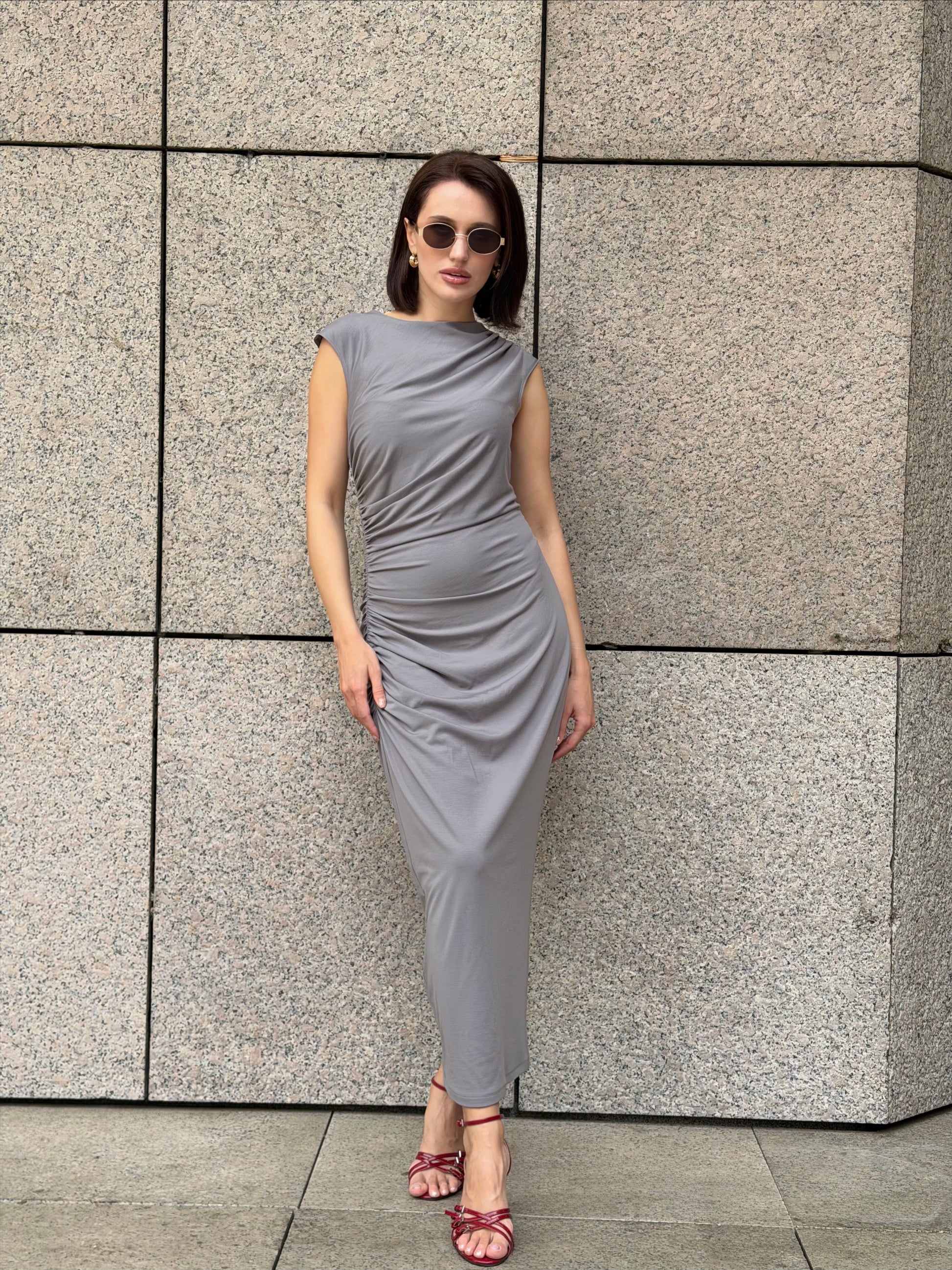 Šaty "Leona" grey
