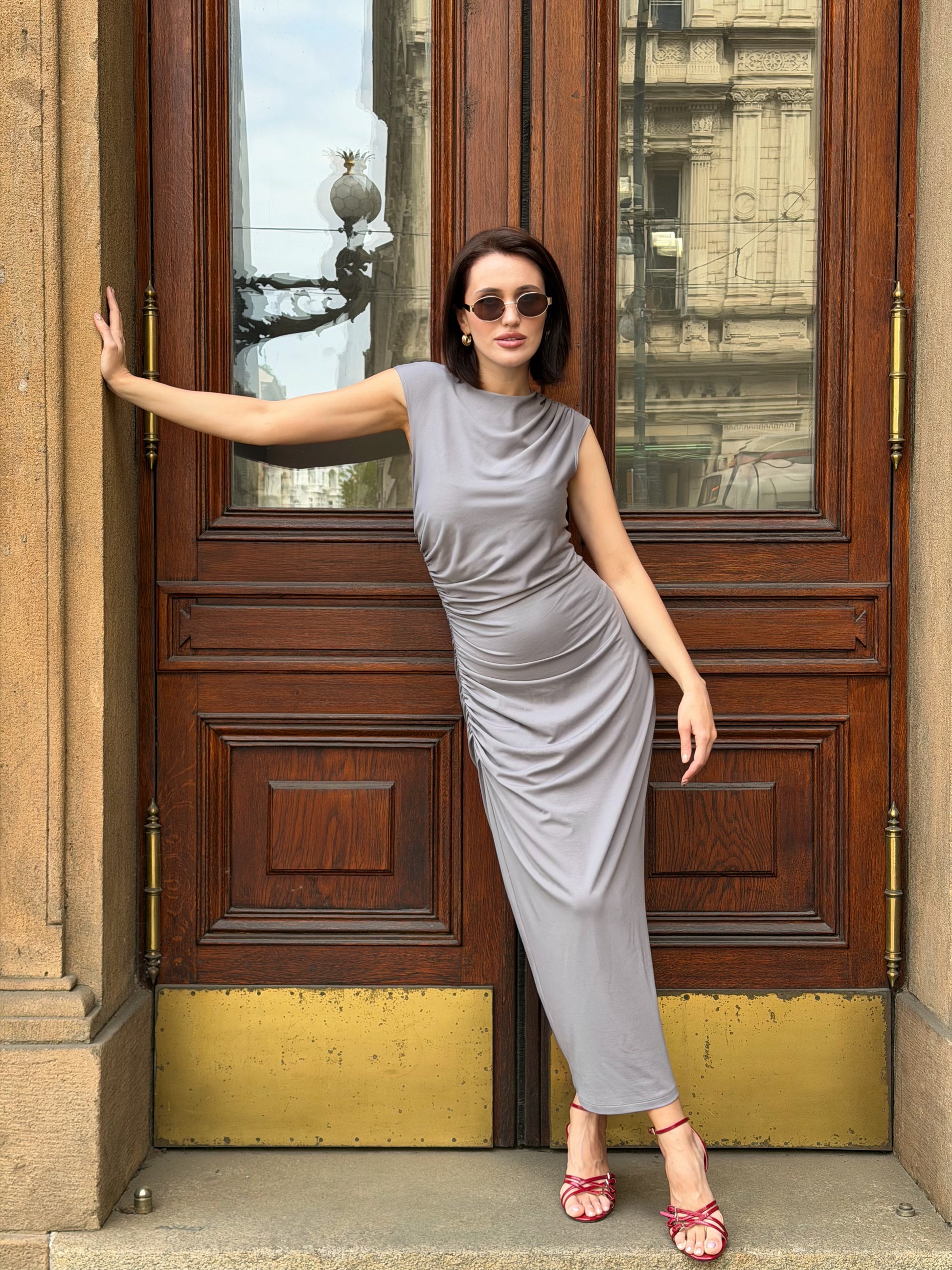 Šaty "Leona" grey