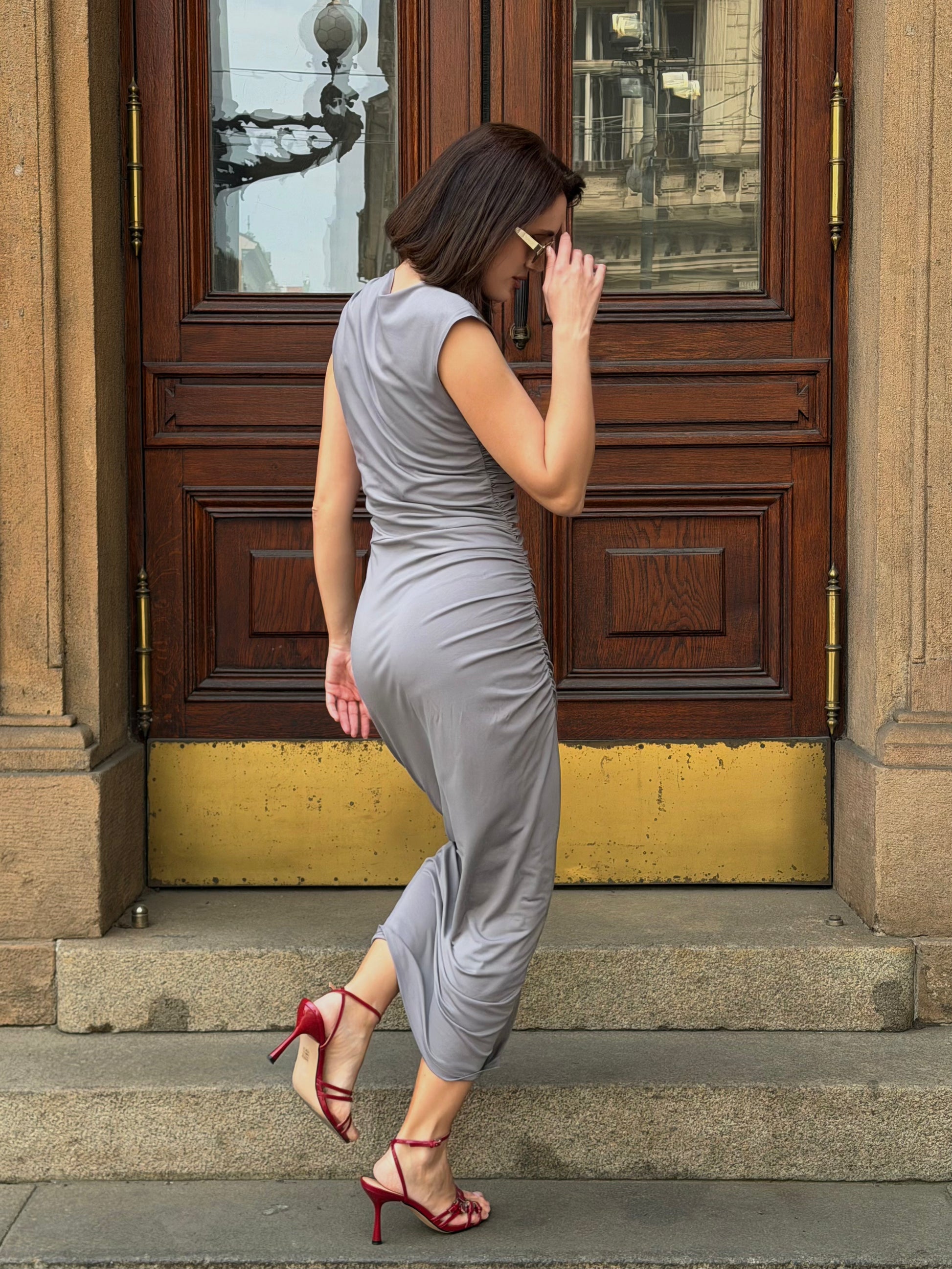 Šaty "Leona" grey