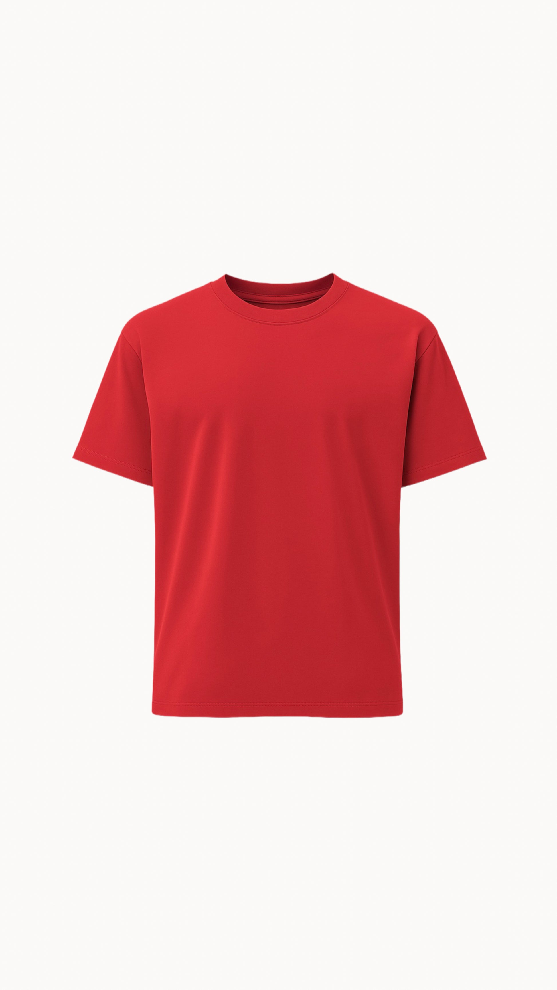 Tričko "Basic Men" ostře červené