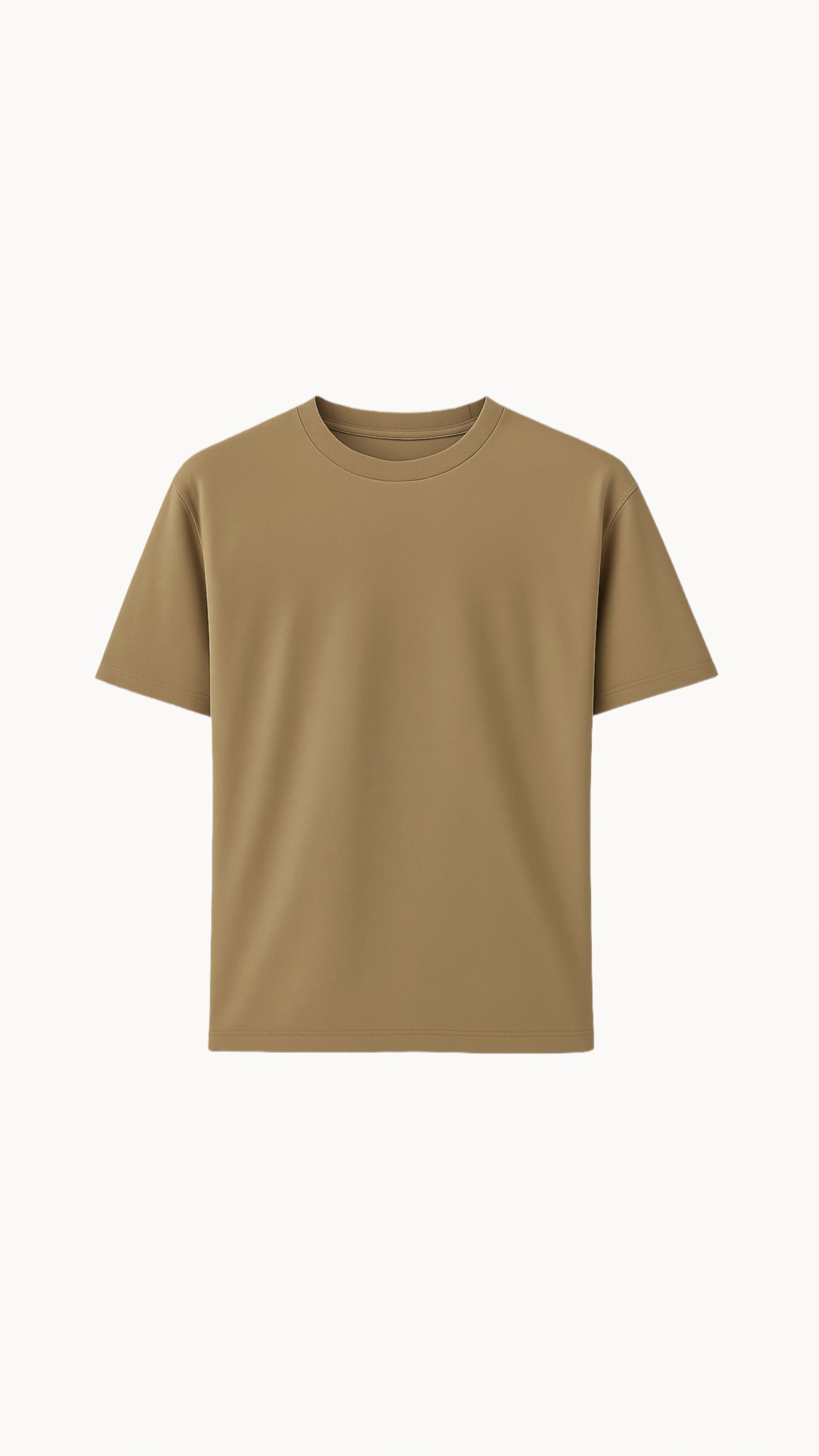 Tričko "Basic Men" dark camel