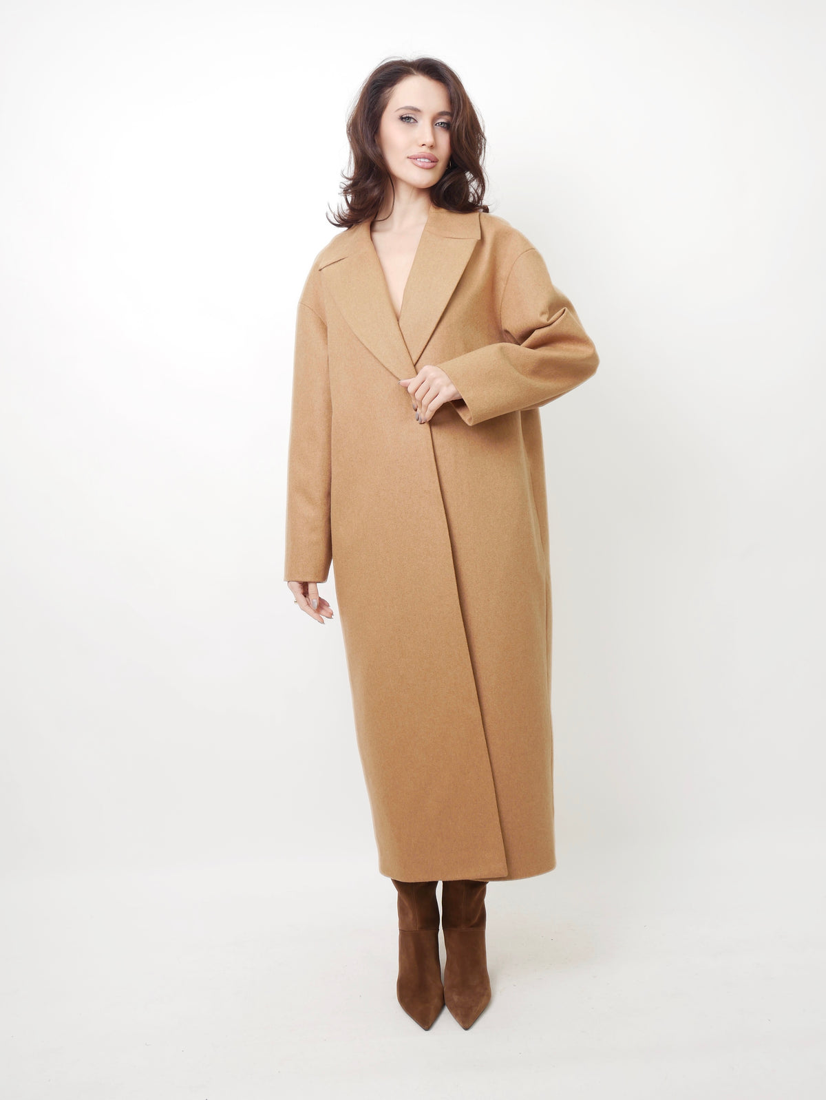 Kabát "Oversized" camel