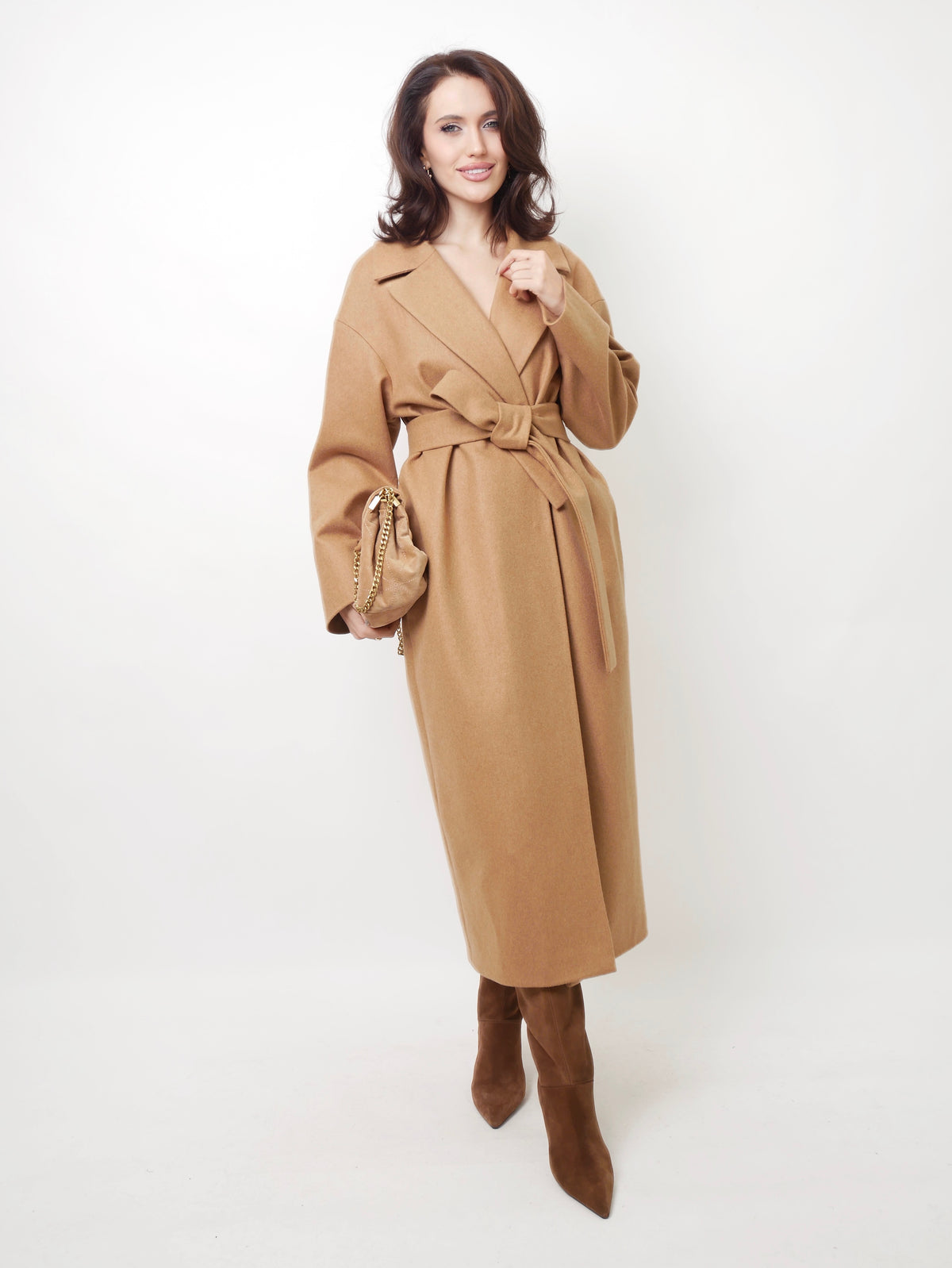 Kabát "Oversized" camel