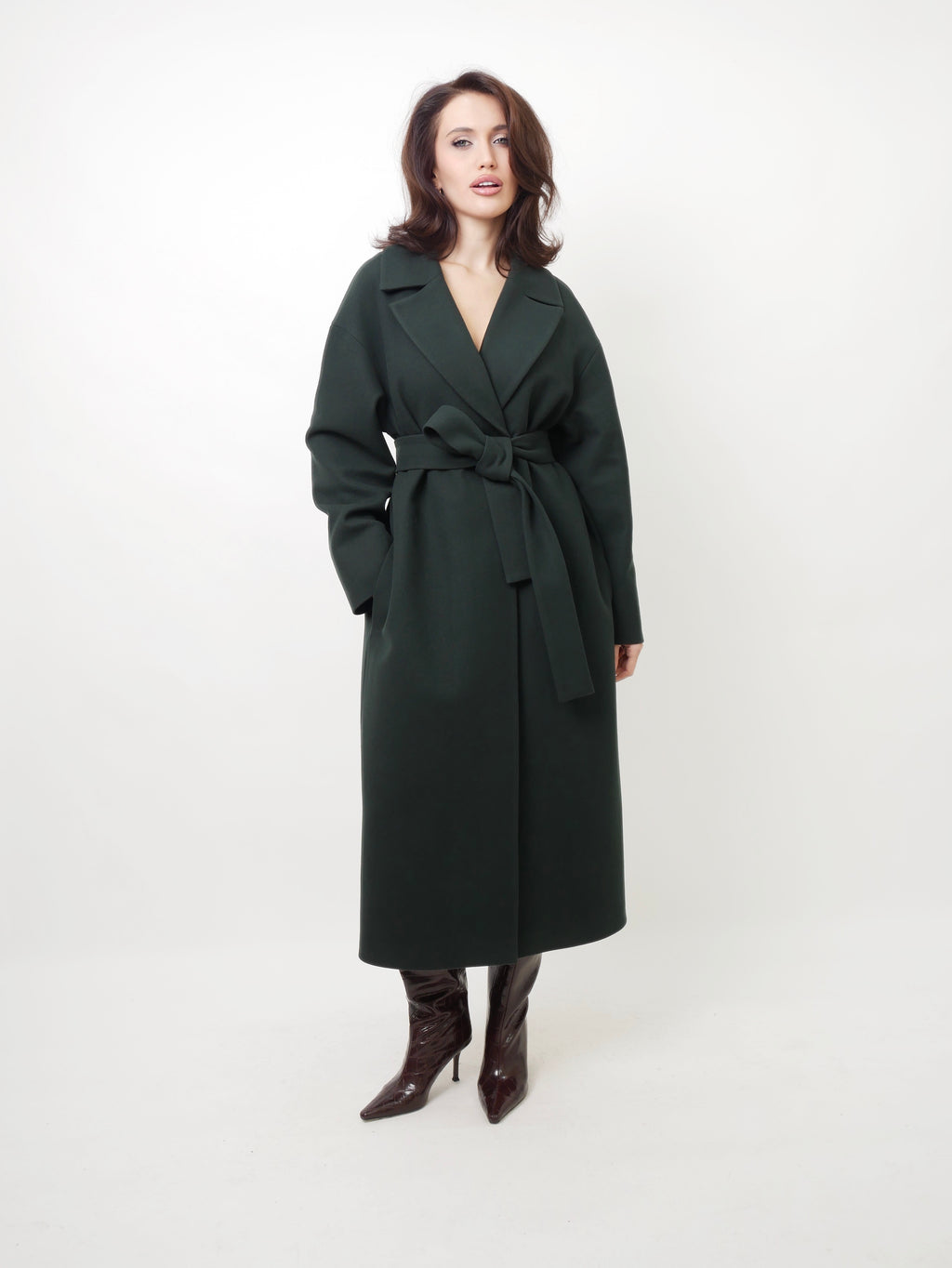 Kabát "Oversized" emerald