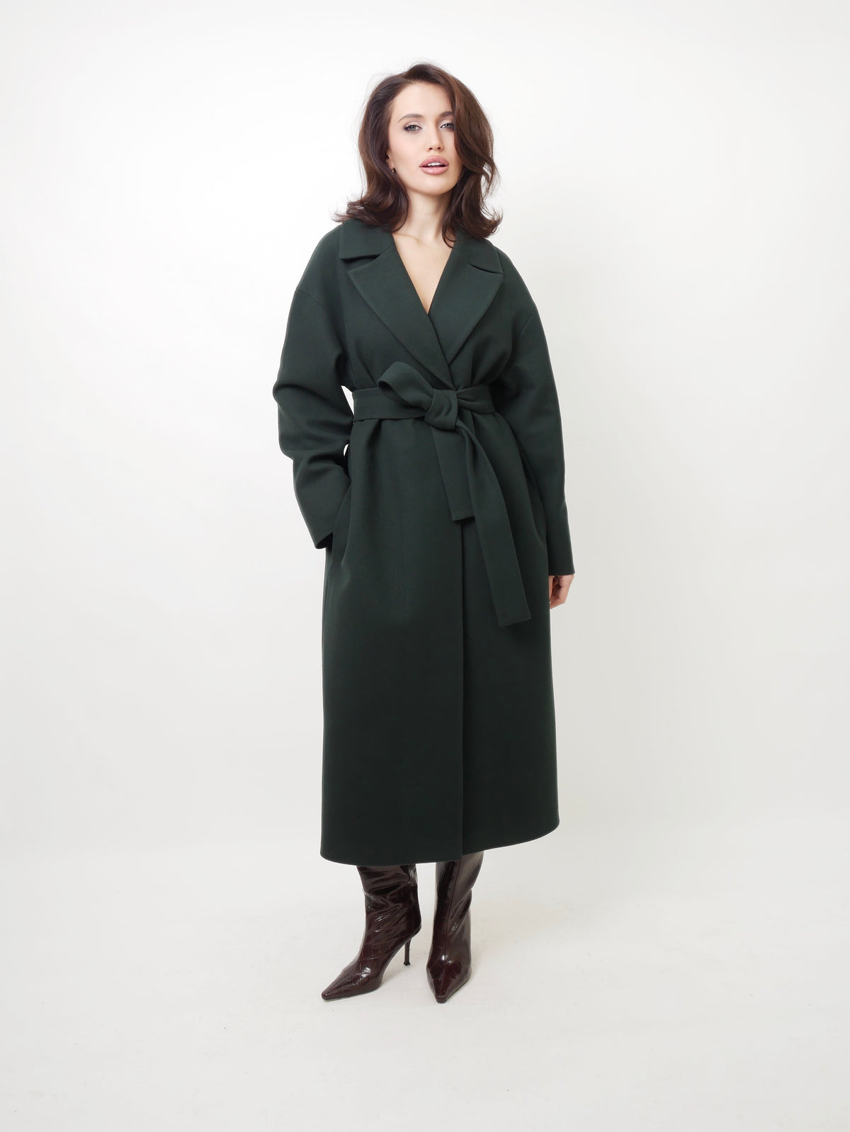 Kabát "Oversized" emerald