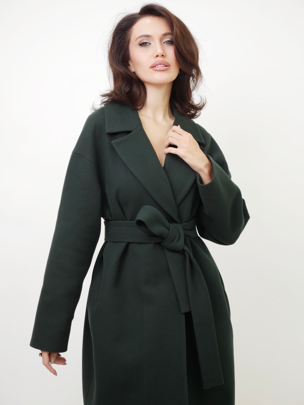 Kabát "Oversized" emerald