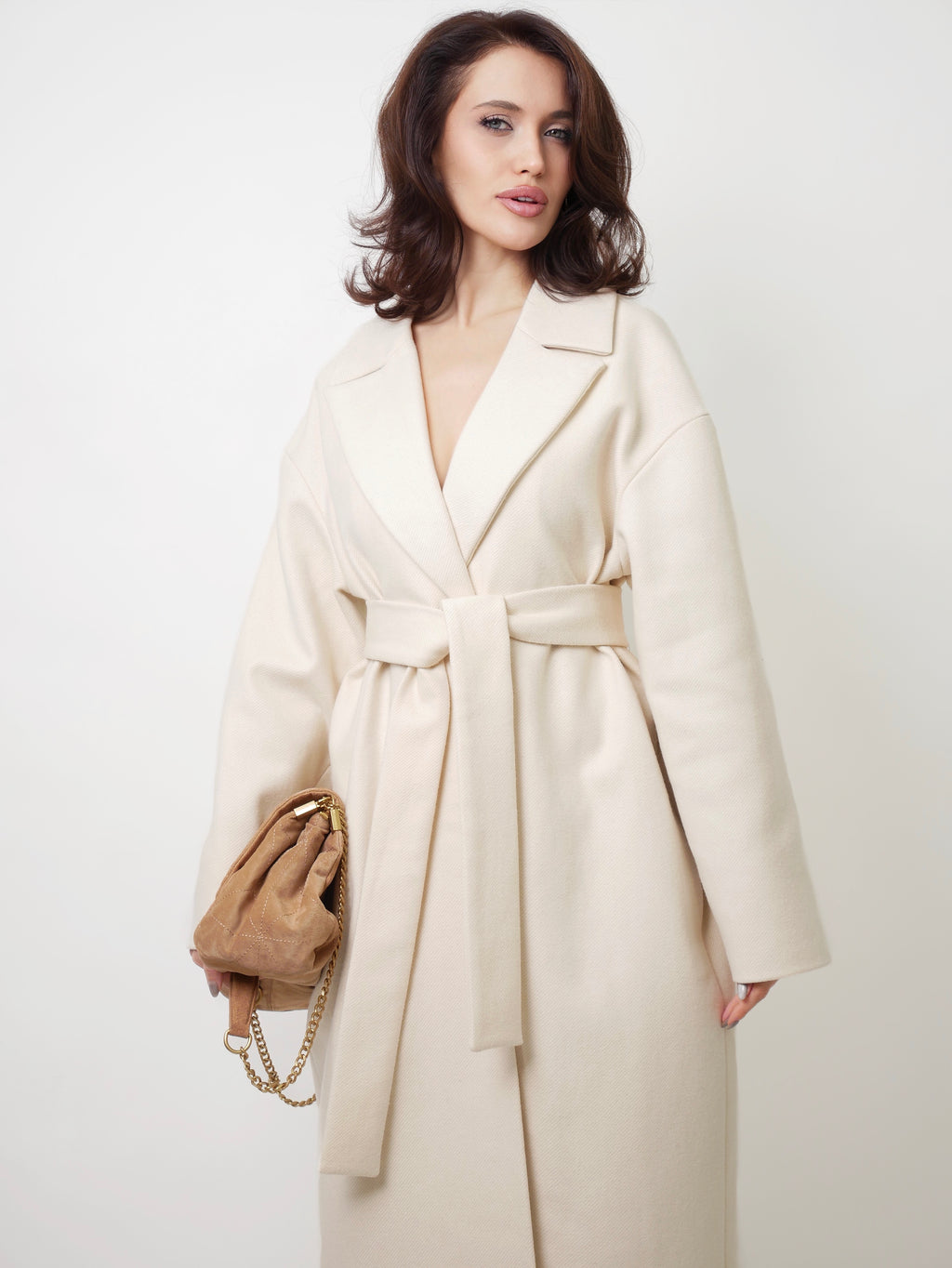 Kabát "Oversized" ivory