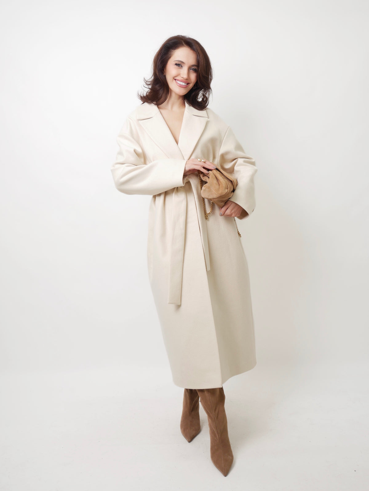 Kabát "Oversized" ivory