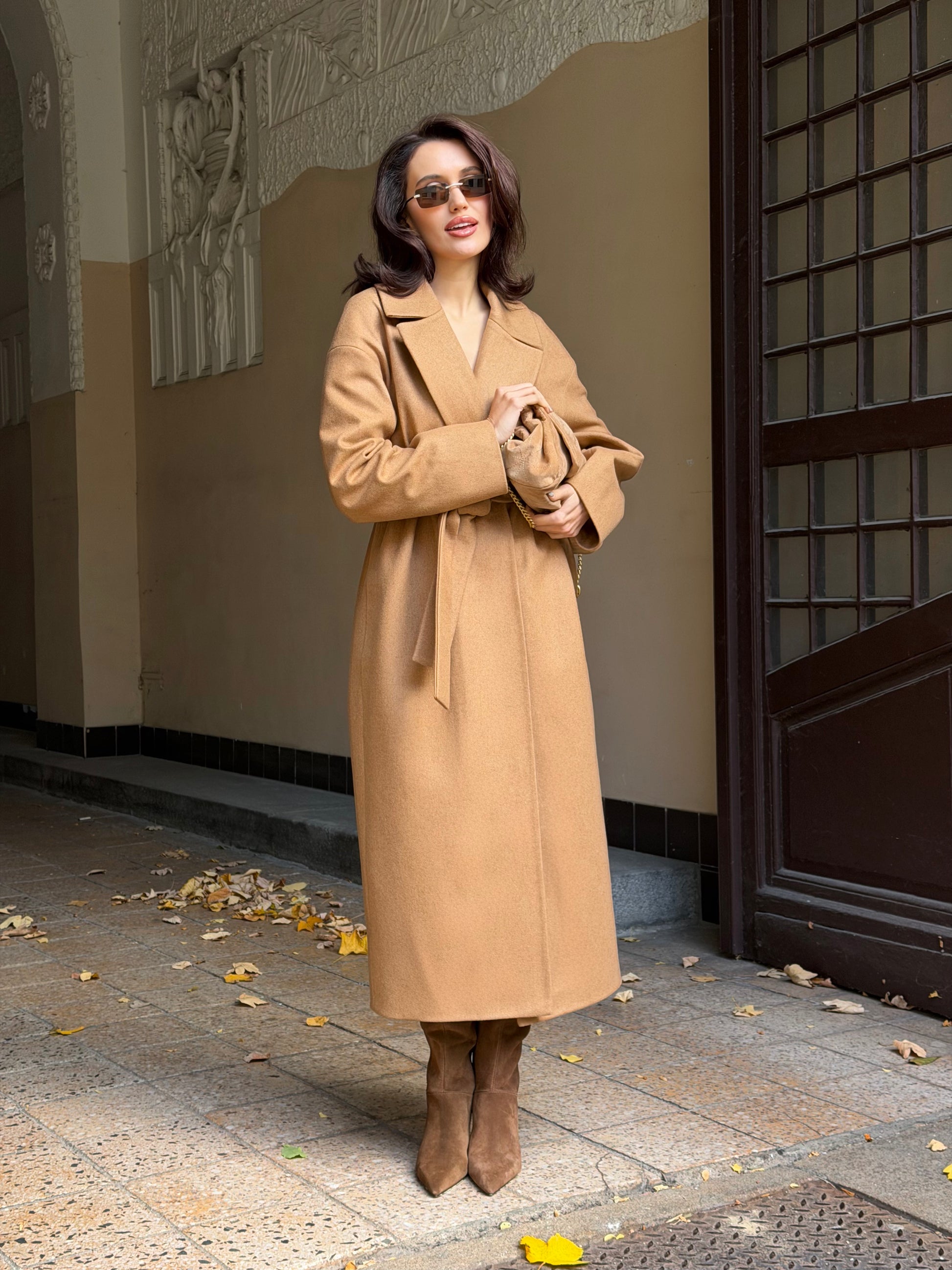 Kabát "Oversized" camel
